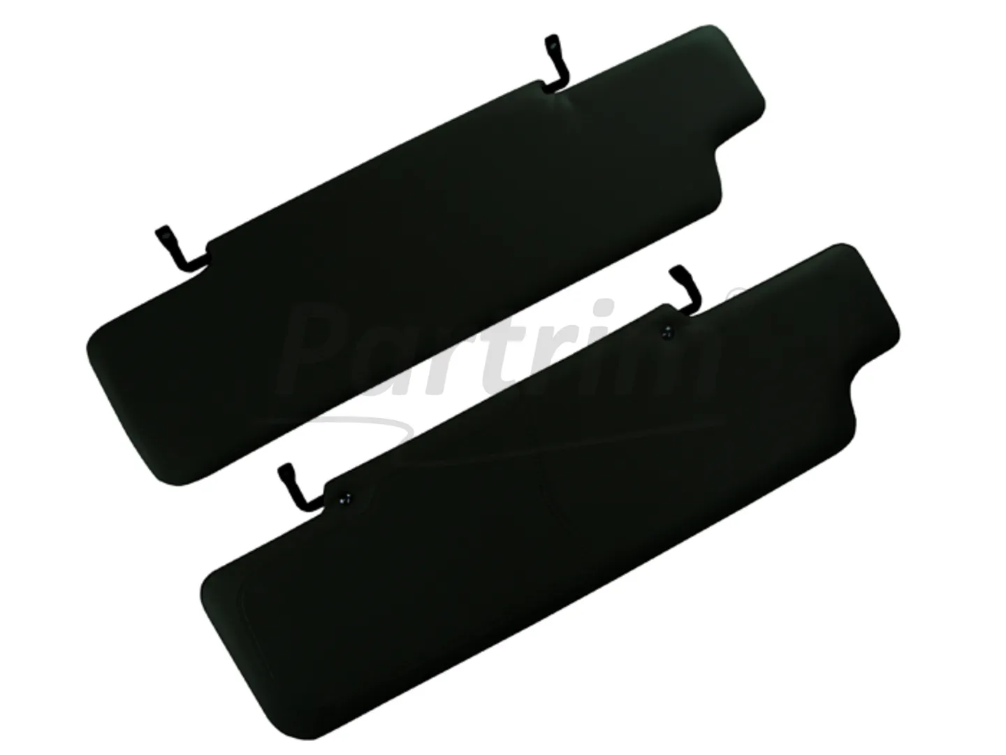 LAND ROVER DEFENDER INTERIOR SUN VISOR SET BLACK 2 PCS