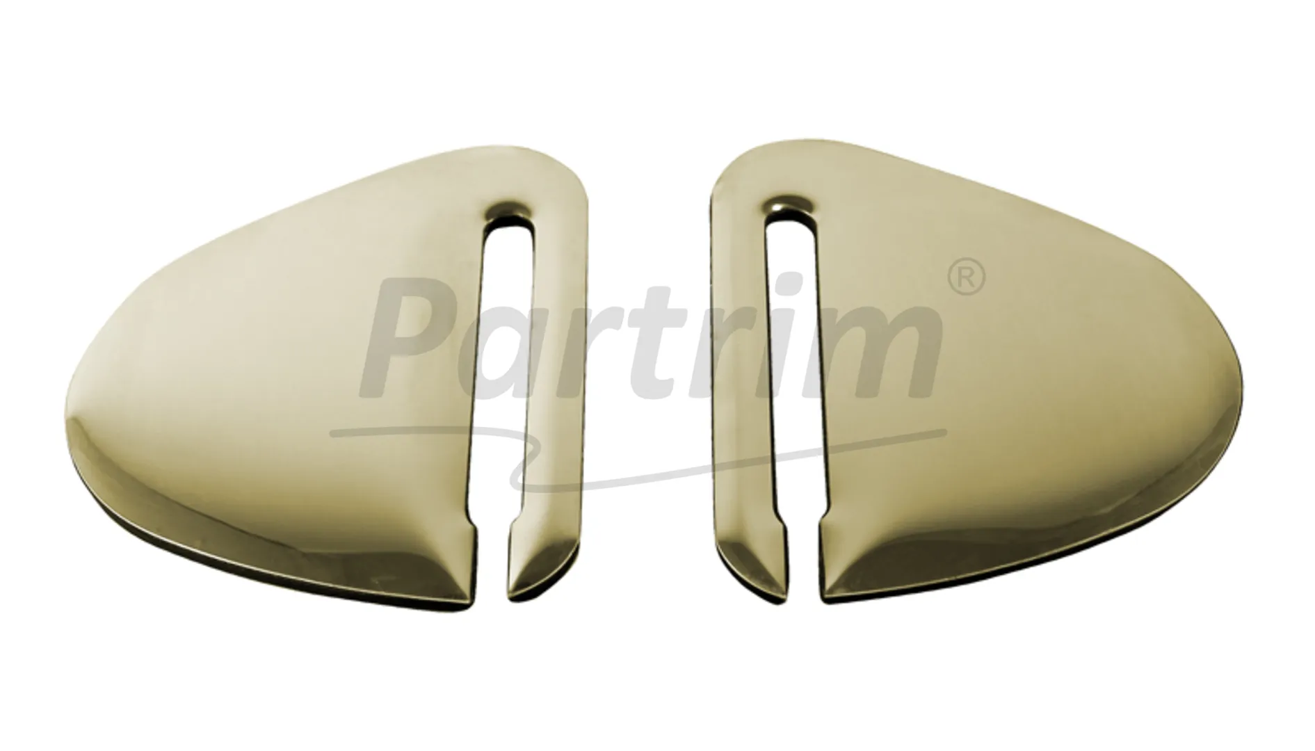 VW 1200 - 1300-1303 BUMPER BRACKET SEAL 2 PSC WITH NICKEL