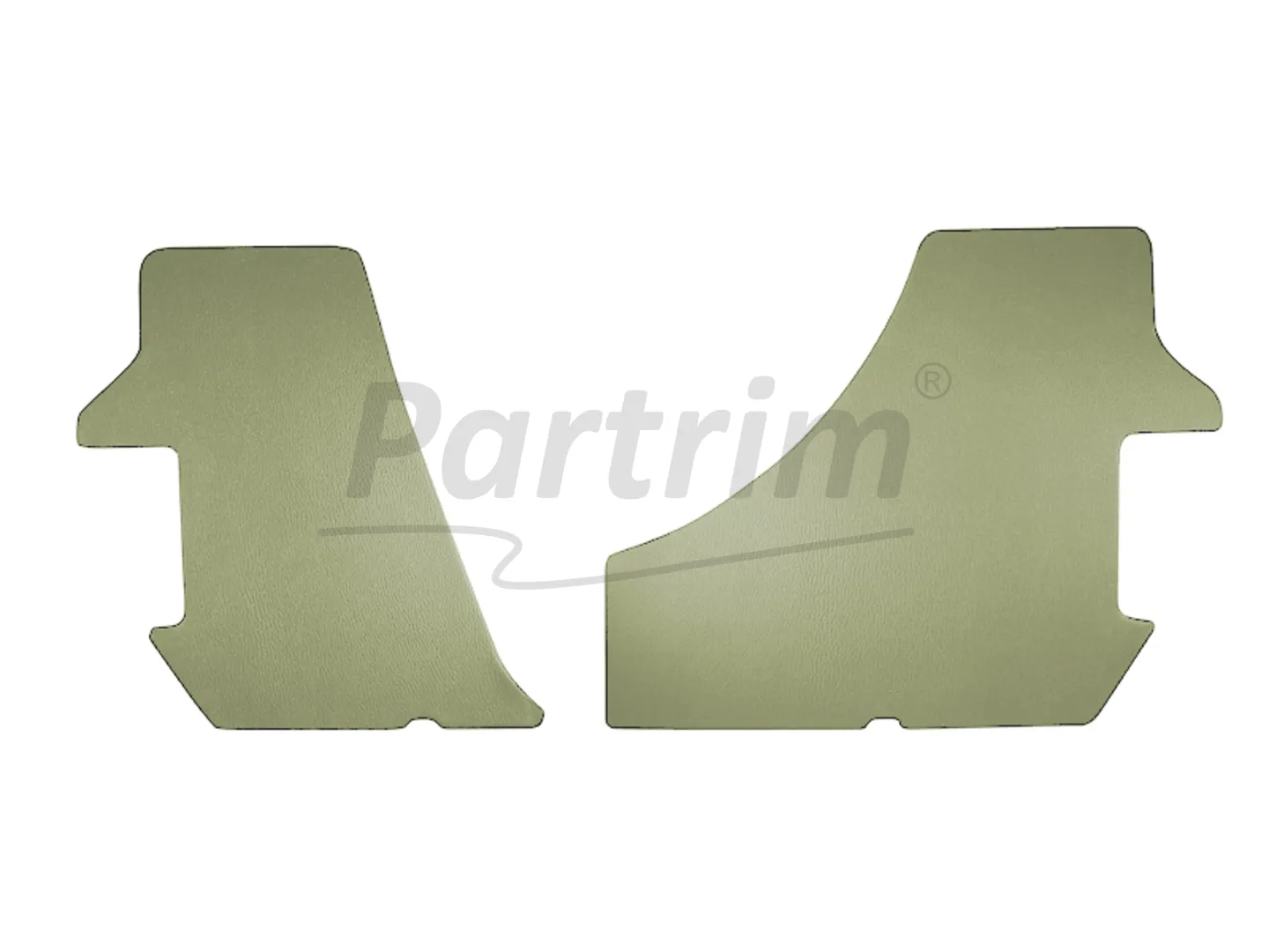 VW GOLF 1 CABRIO LUGGAGE SIDE PANEL R-L 2 PCS CREAM