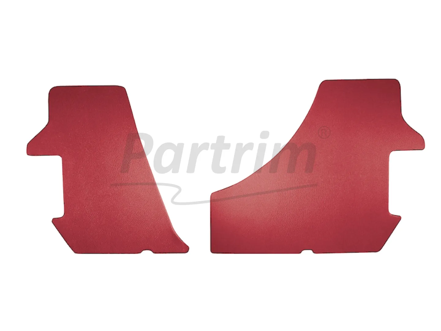 VW GOLF 1 CABRIO LUGGAGE SIDE PANEL R-L 2 PCS BURGUNDY