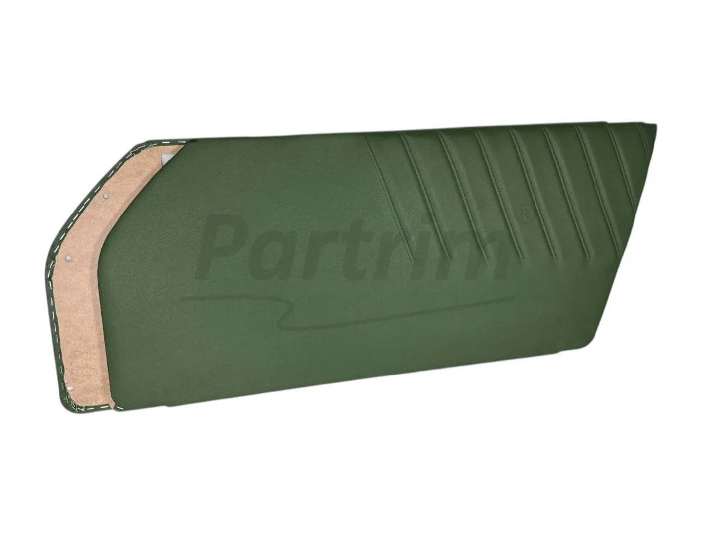 PORSCHE 911 DOOR PANEL SET GREEN 2  PCS 1974- 1989