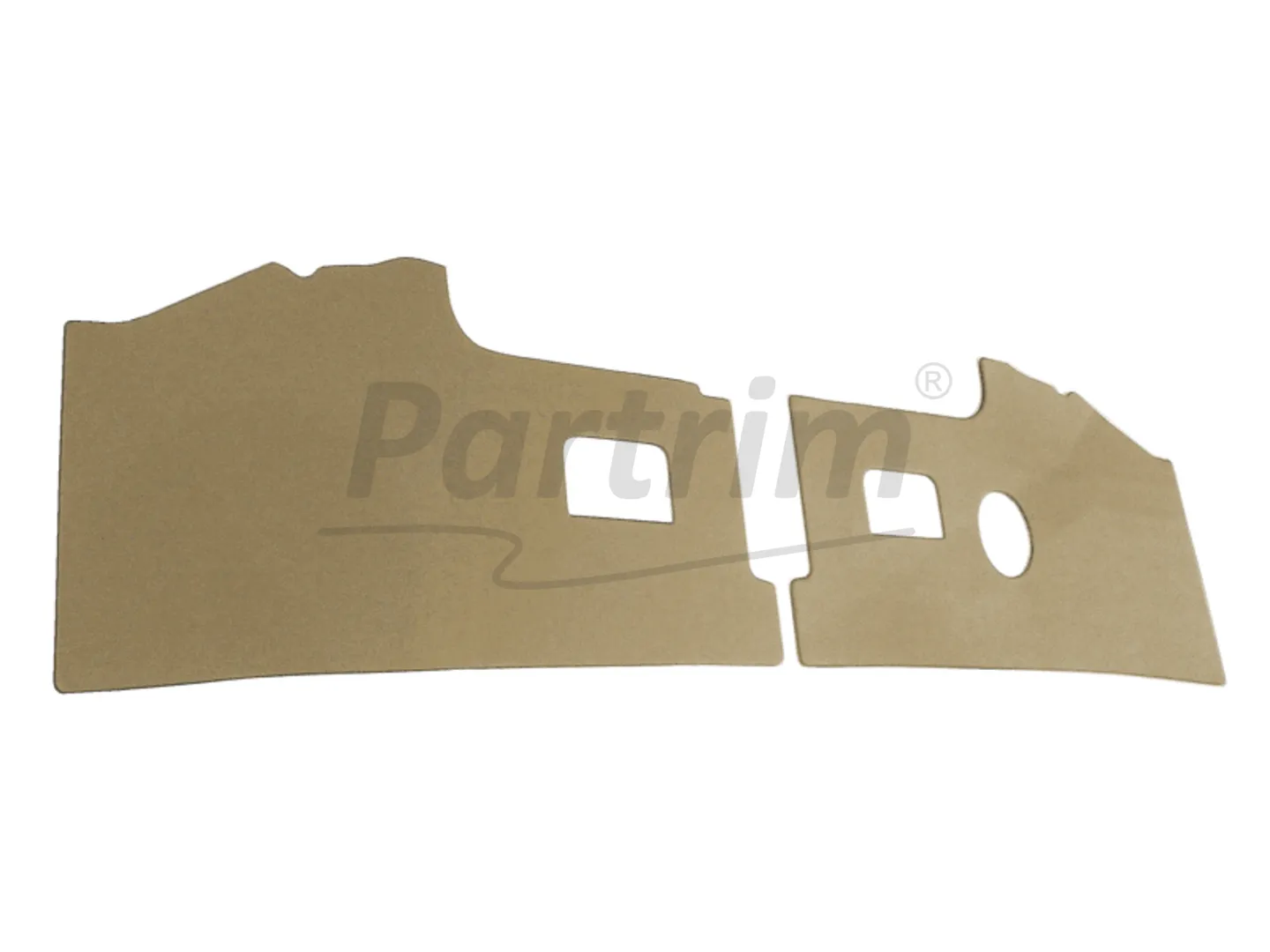VW T2 BUS 1968-1979 KICK PANELS 2 PCS. BEIGE
