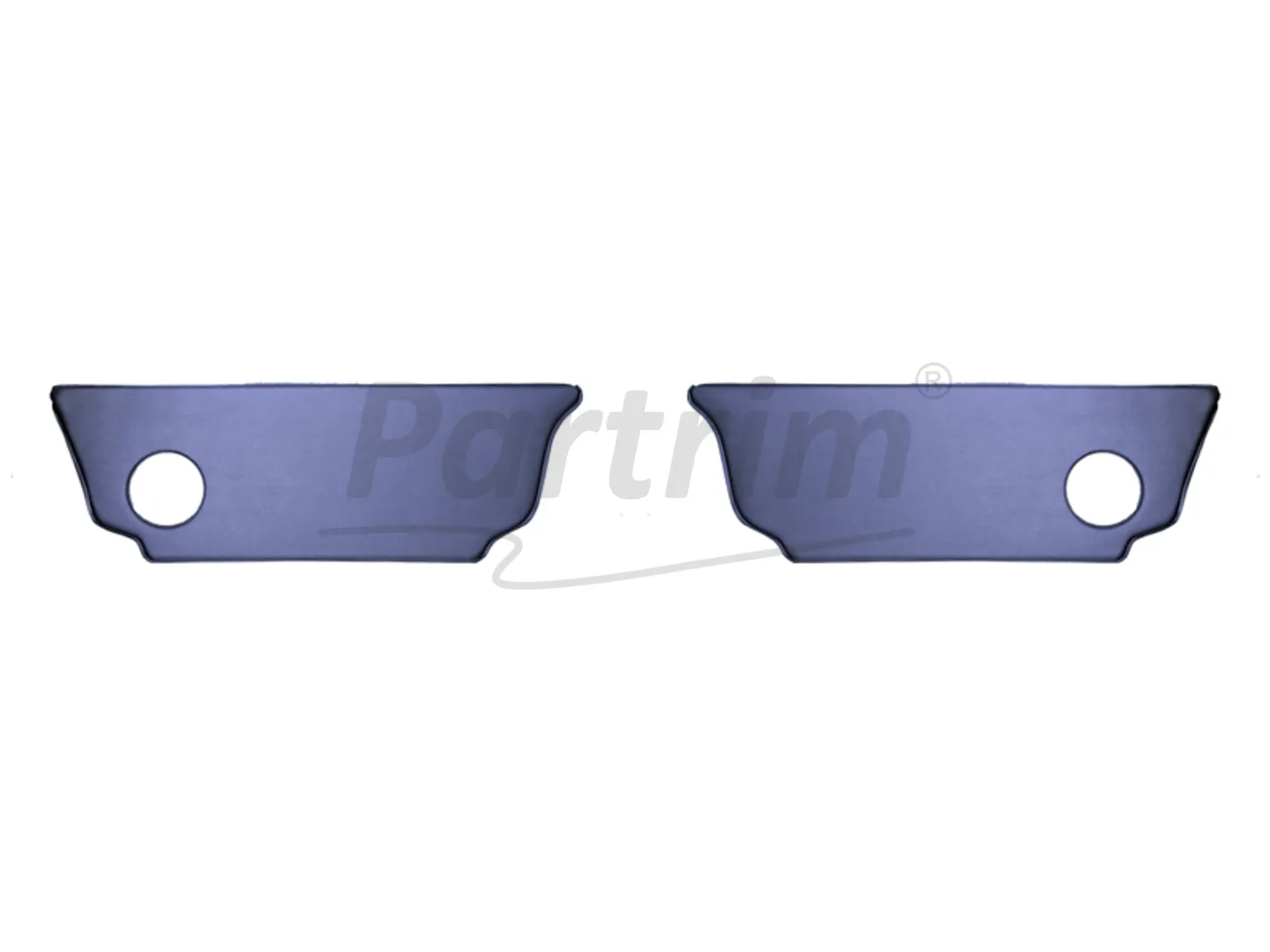 VW OLD BEETLE REAR KICK PANEL SET DARK BLUE 1963 - 1977