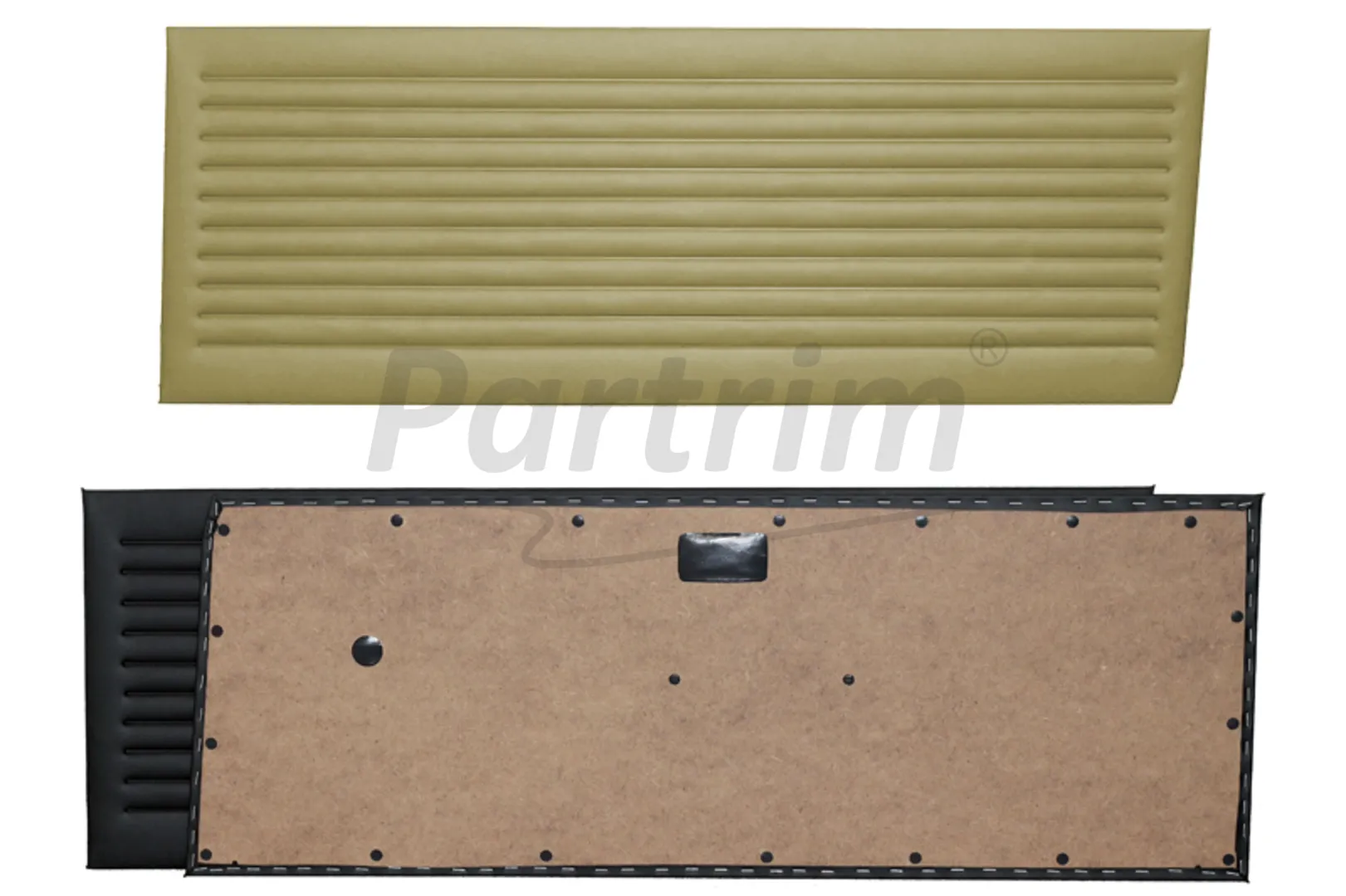 OPEL KADETT C COUPE DOOR PANEL SET BEIGE 2 PCS 1973 - 1979