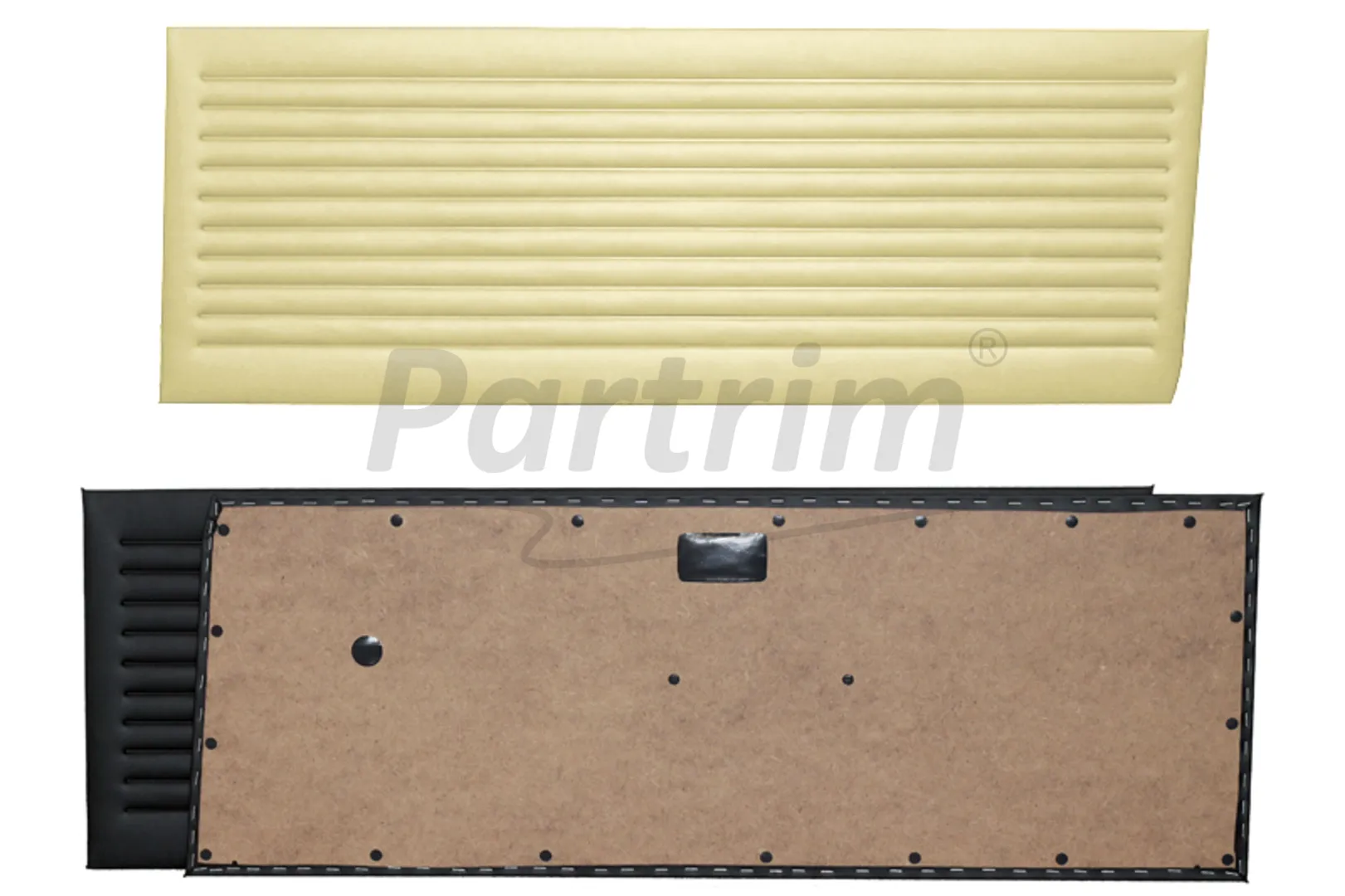 OPEL KADETT C COUPE DOOR PANEL SET CREAM 2 PCS 1973 - 1979