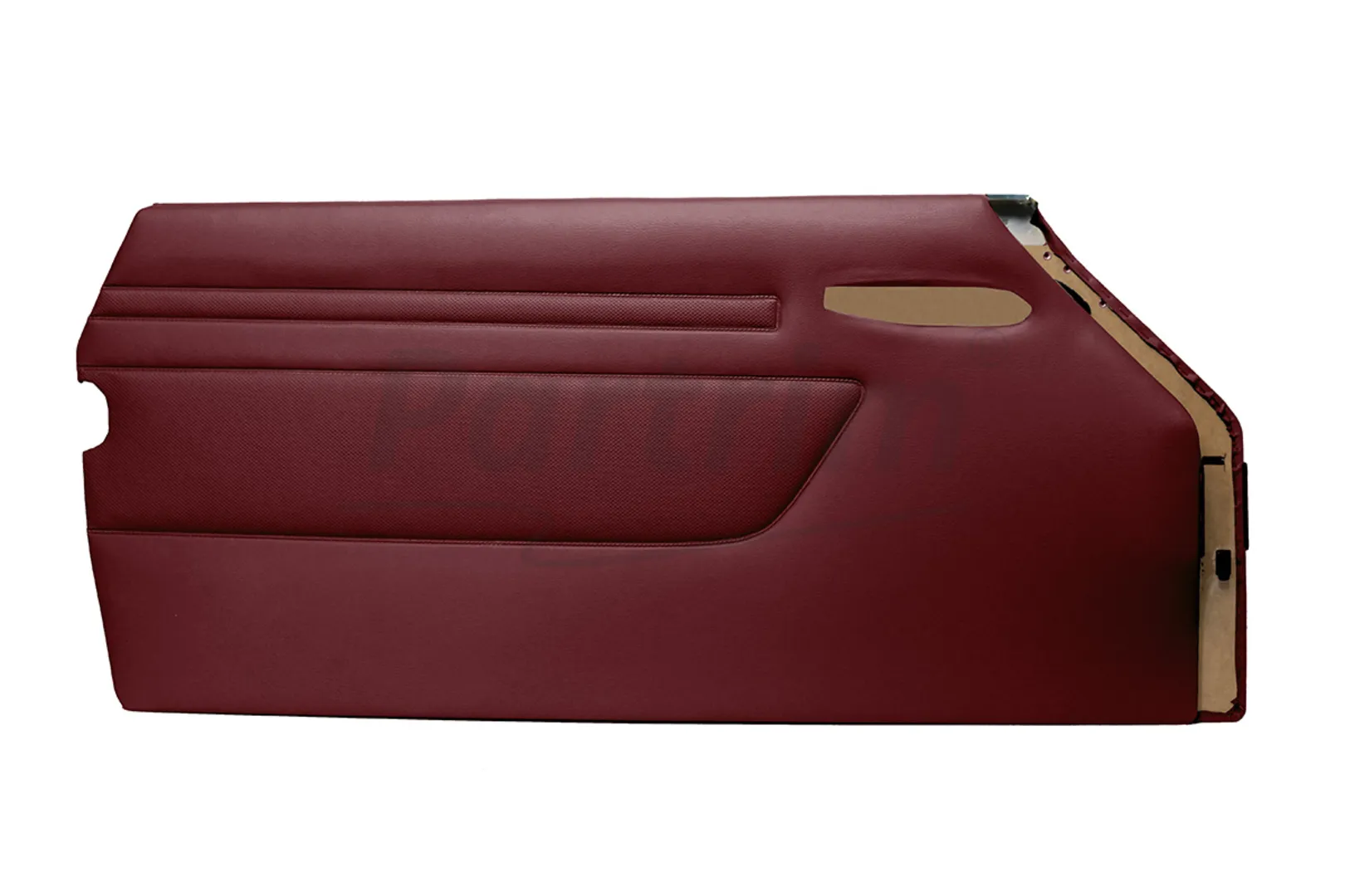 MERCEDES R107 DOOR PANEL SET BURGUNDY 2 PCS