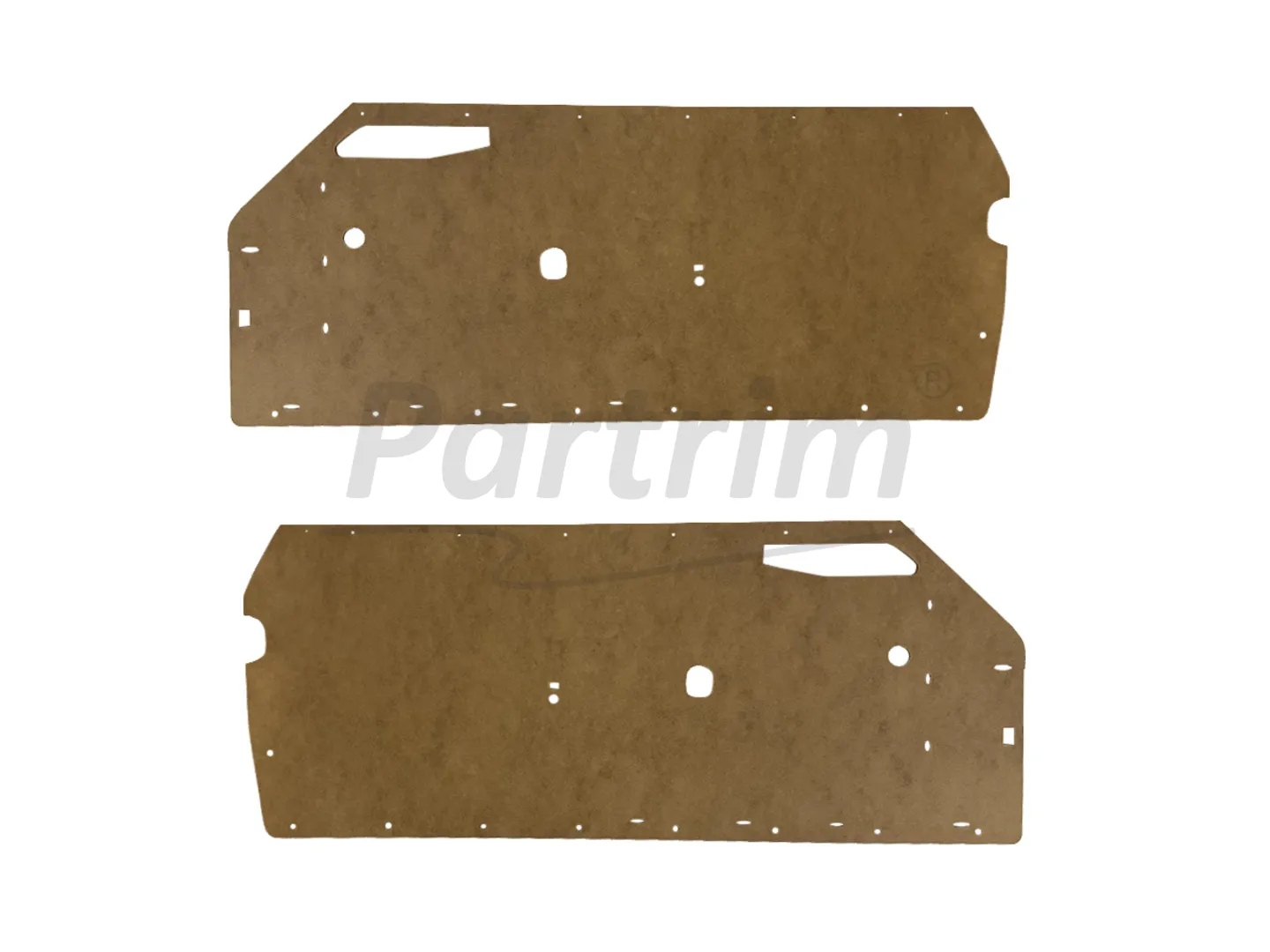 MERCEDES W107 DOOR PANEL WOOD SET (2 PCS)