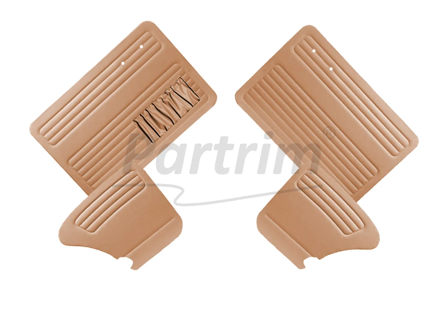 VW OLD BEETLE 1300 DOOR PANEL SET TOBACCO 1965 - 1966