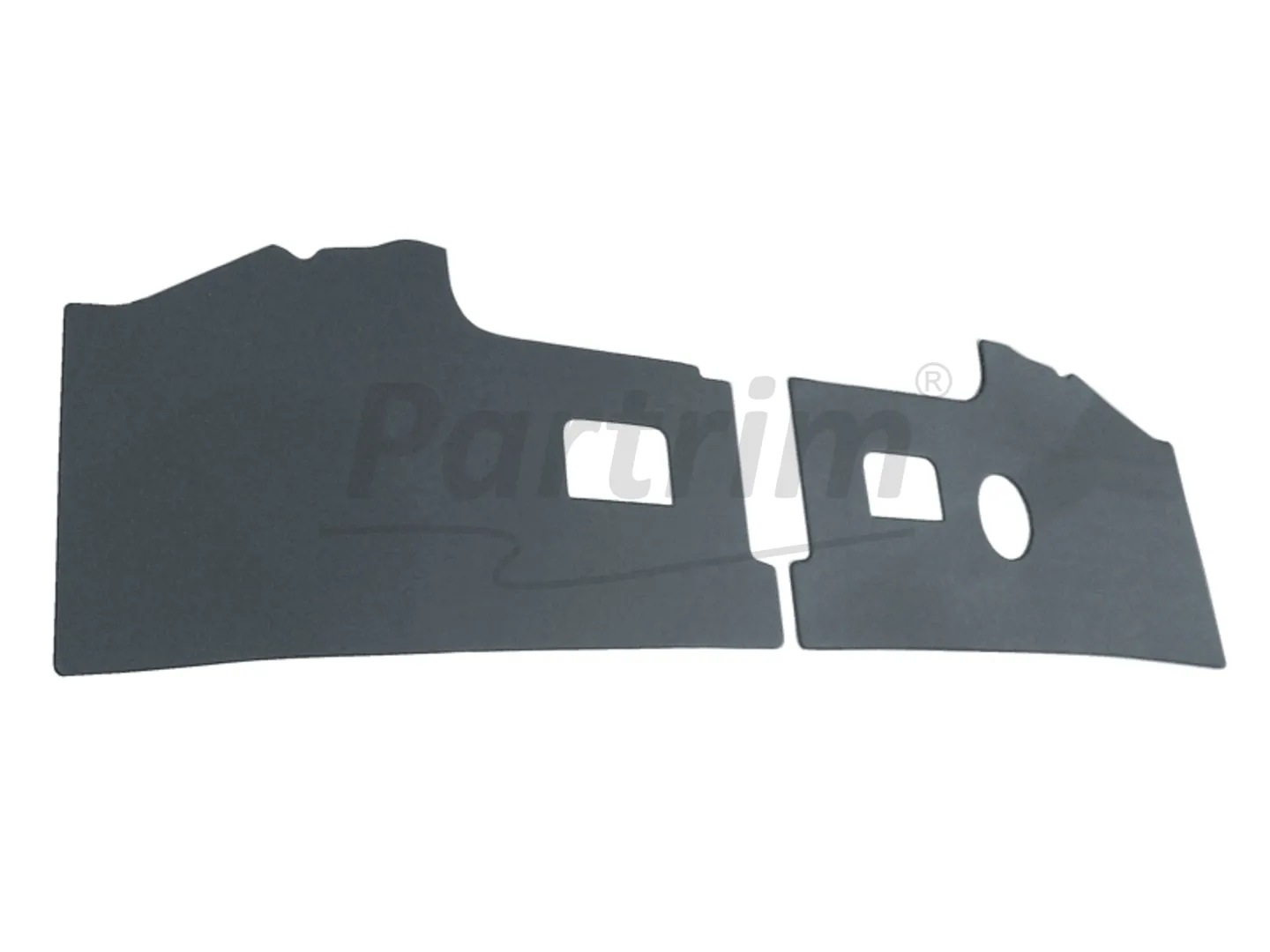 VW T2 BUS 1968-1979 KICK PANELS 2 PCS. GREY