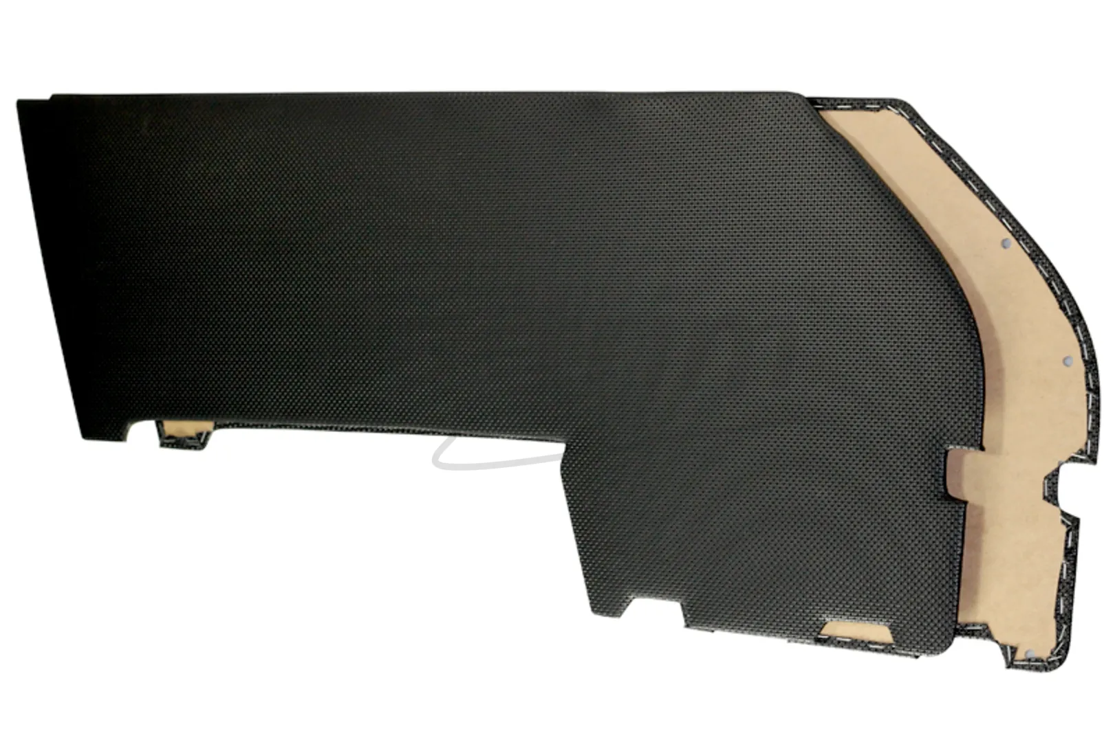 PORSCHE 911 DOOR PANEL SET F BASKET BLACK 2 PCS 1969 - 1972