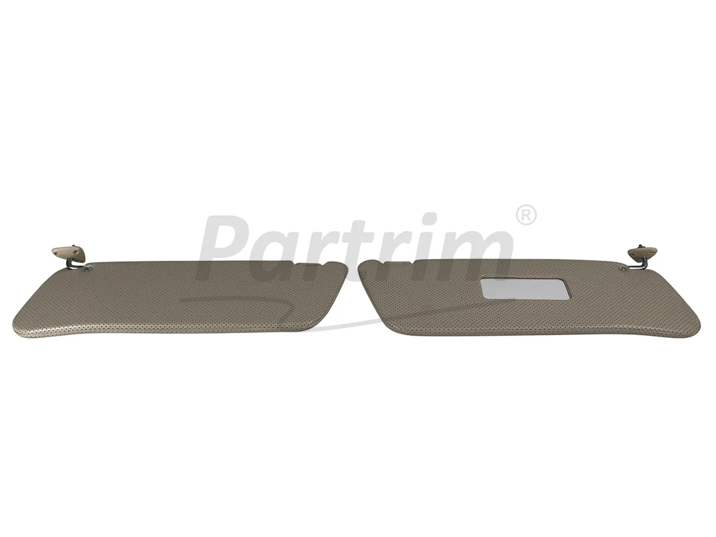 MERCEDES W108 SUNVISOR SET    PERFORATED CREAM  
