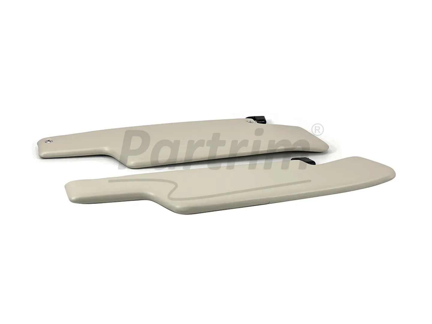 PORSCHE 914 SUNVISOR CREAM WITH 3 PCS BRACKETS