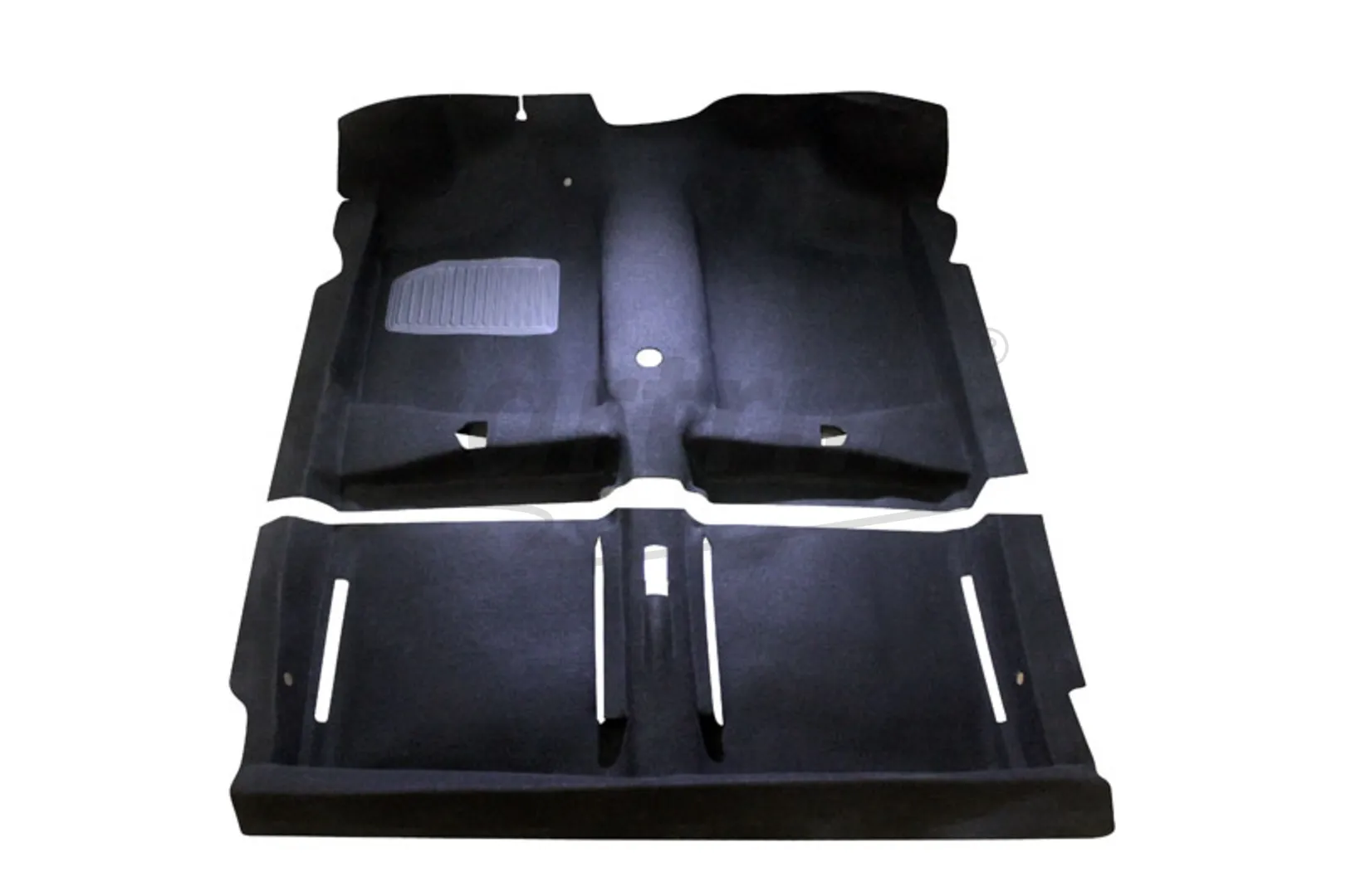 VW GOLF 1 COUPE 75-83 FLOOR CARPET FRONT REAR 2 PCS