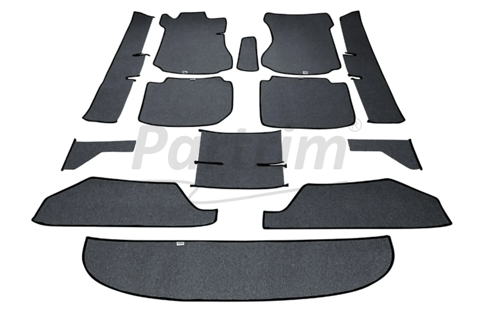 MERCEDES W115 FLOOR CARPET BLACK