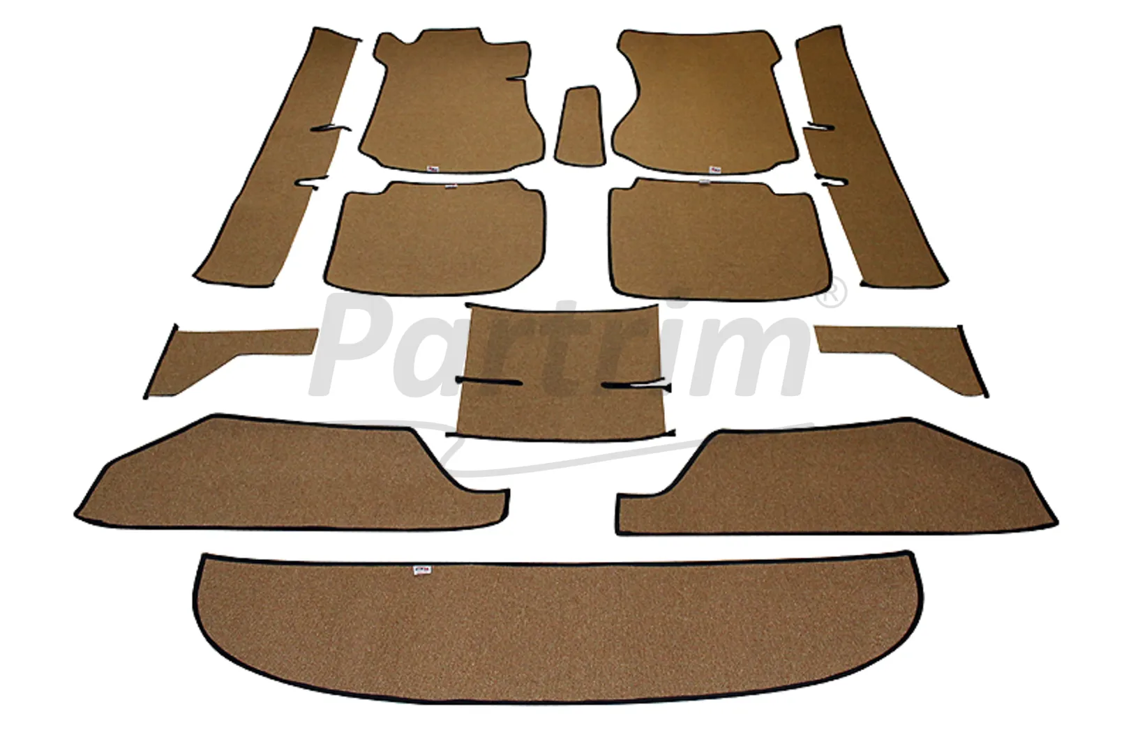 MERCEDES W115 FLOOR CARPET TOBACCO