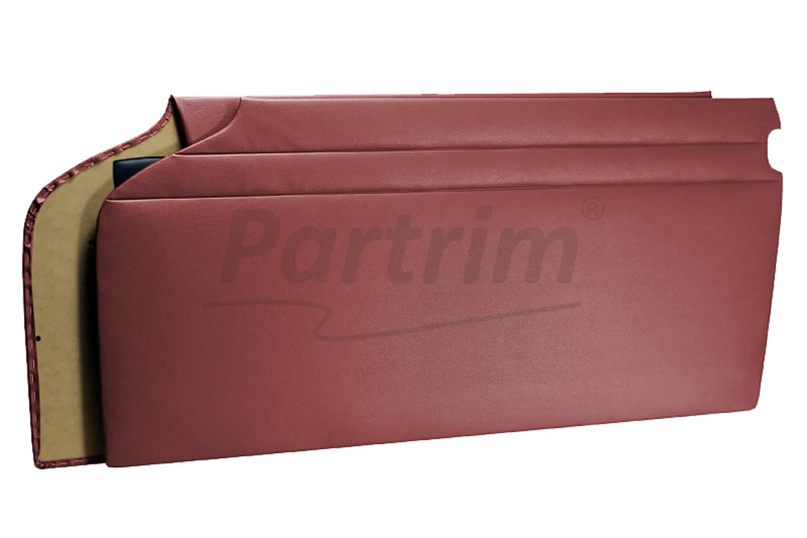 MERCEDES W113 PAGODA  DOOR PANEL SET BURGUNDY 2 PCS - LATE 280 MODELS