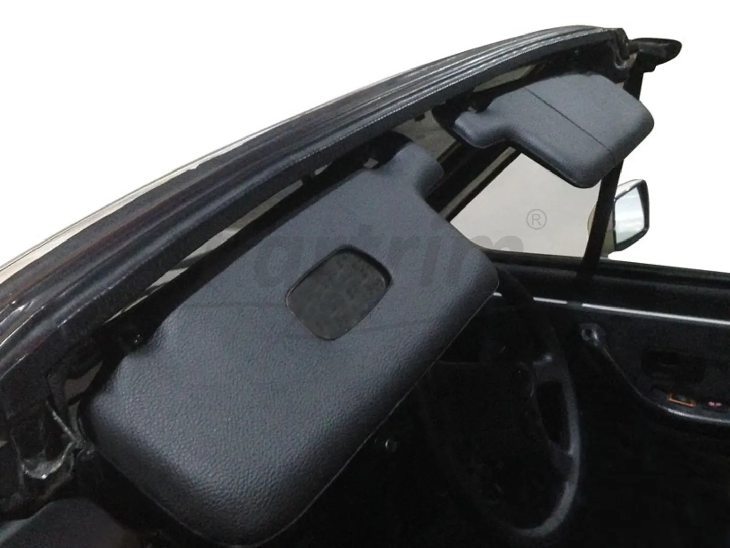 VW GOLF 1 MK1 CABRIO SUNVISOR BLACK 2 PCS LEFT & RIGHT RHD