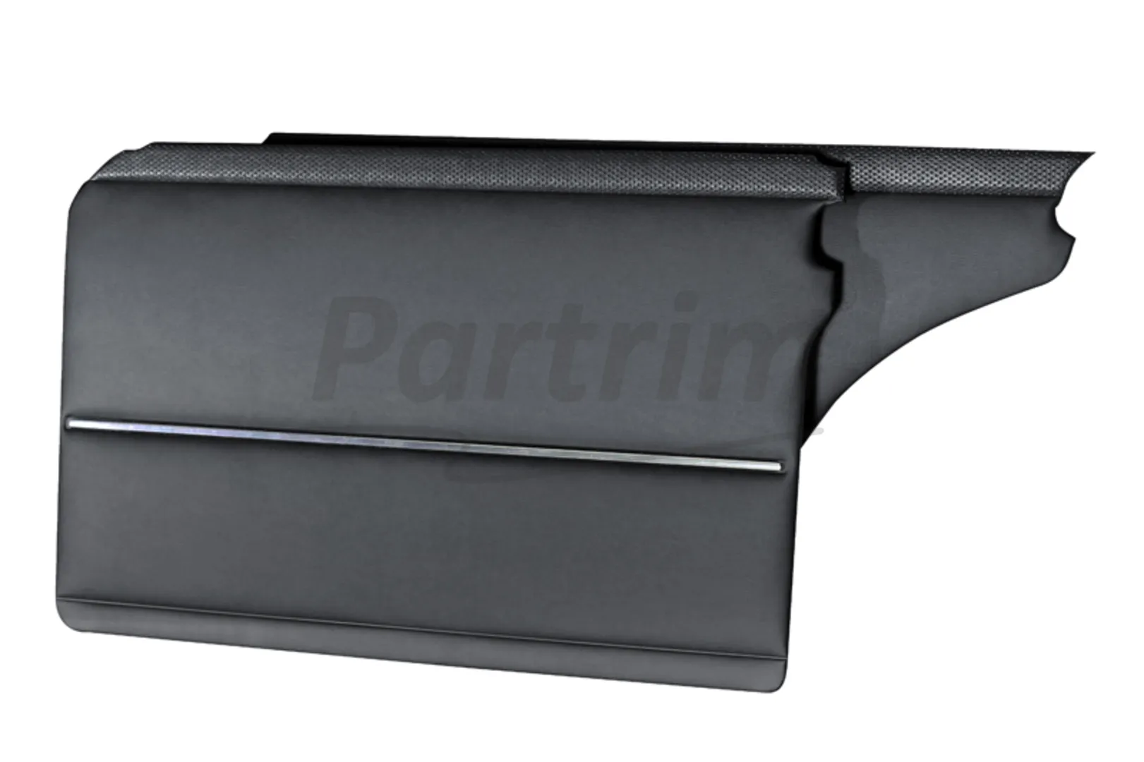 MERCEDES W108 DOOR PANELS BLACK  WITH NICKEL 4 PCS (2 FRONT - 2 REAR)