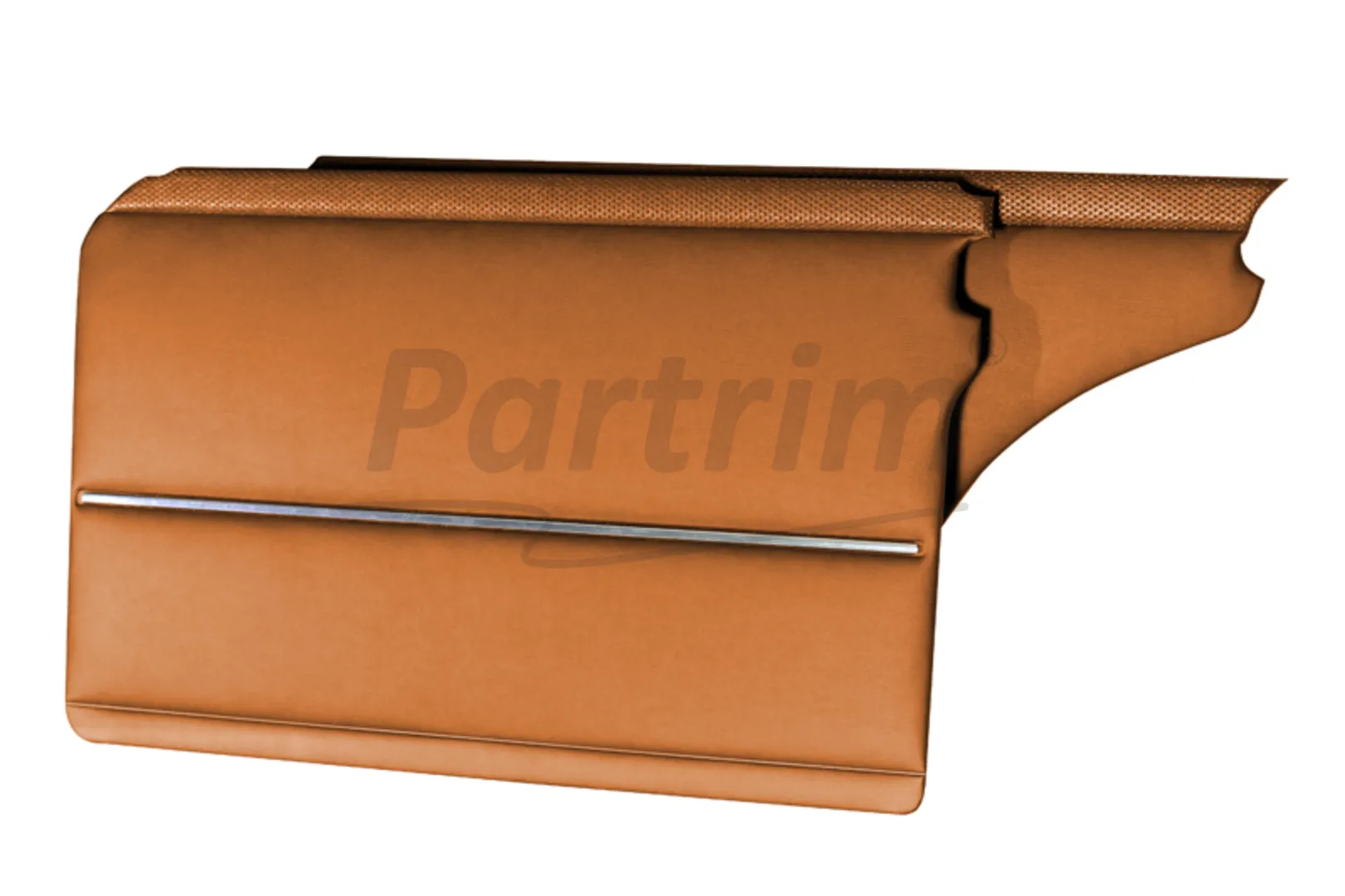 MERCEDES W108 DOOR PANELS TOBACCO  WITH NICKEL 4 PCS (2 FRONT - 2 REAR)