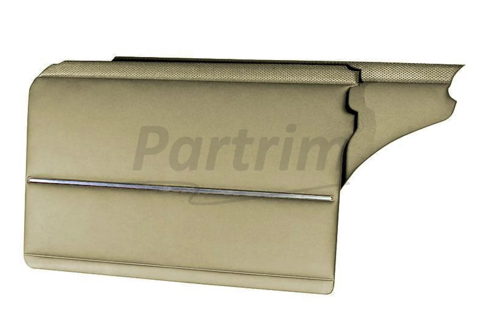 MERCEDES W108 DOOR PANELS BEIGE  WITH NICKEL 4 PCS (2 FRONT - 2 REAR)