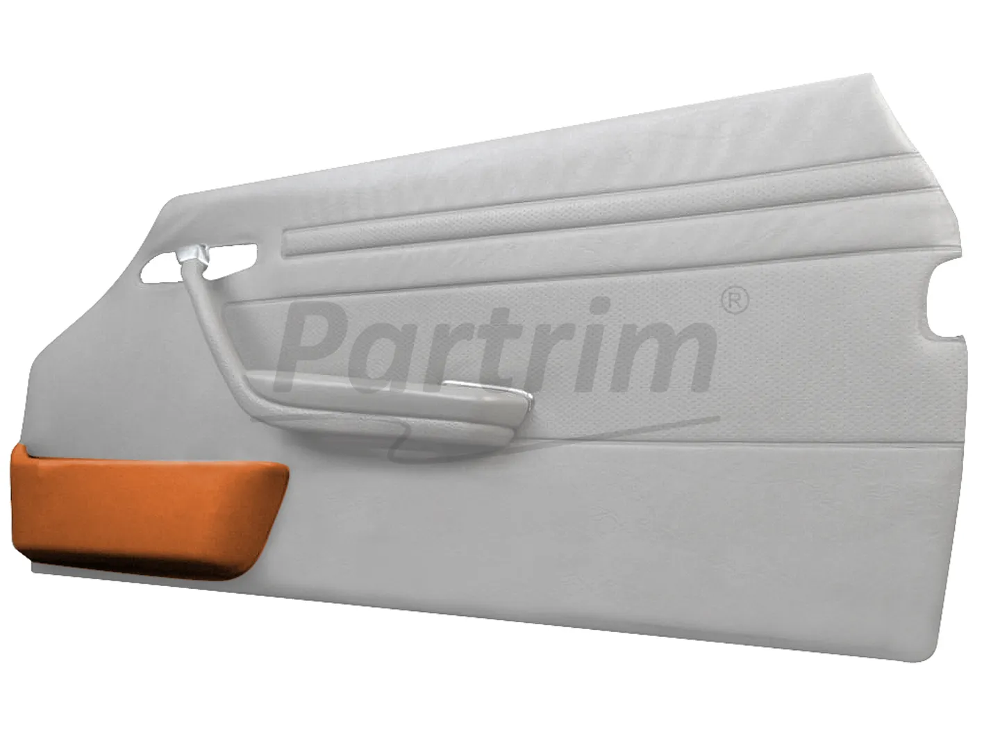 MERCEDES R107 DOOR POCKET  TOBACCO 2 PCS