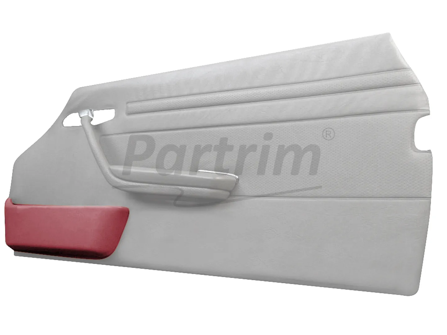 MERCEDES R107 DOOR POCKET BURGUNDY 2 PCS