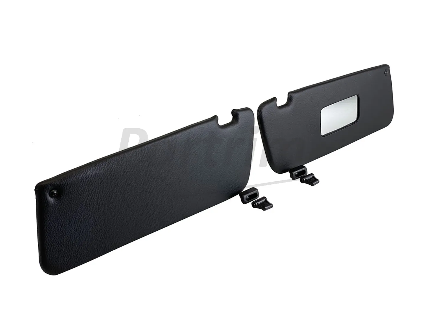 MERCEDES R107 CABRIO SUNVISOR BLACK R-L