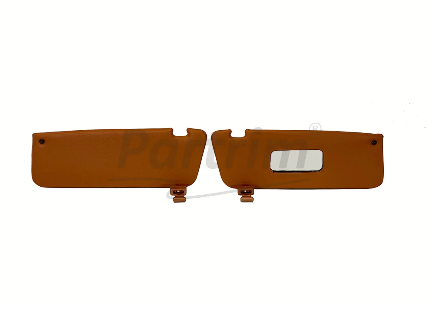 MERCEDES R107 CABRIO SUNVISOR TOBACCO R-L