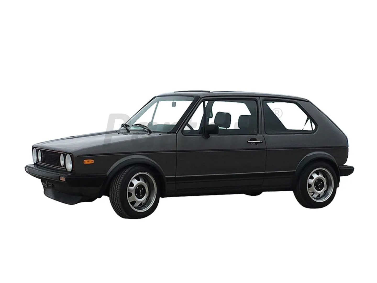 VW GOLF 1 COUPE HEADLINER WITH SUNROOF  - CREAM -