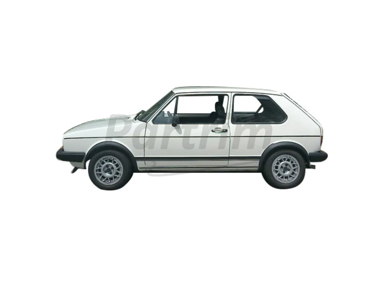 VW GOLF 1 COUPE HEADLINER   - BLACK  -