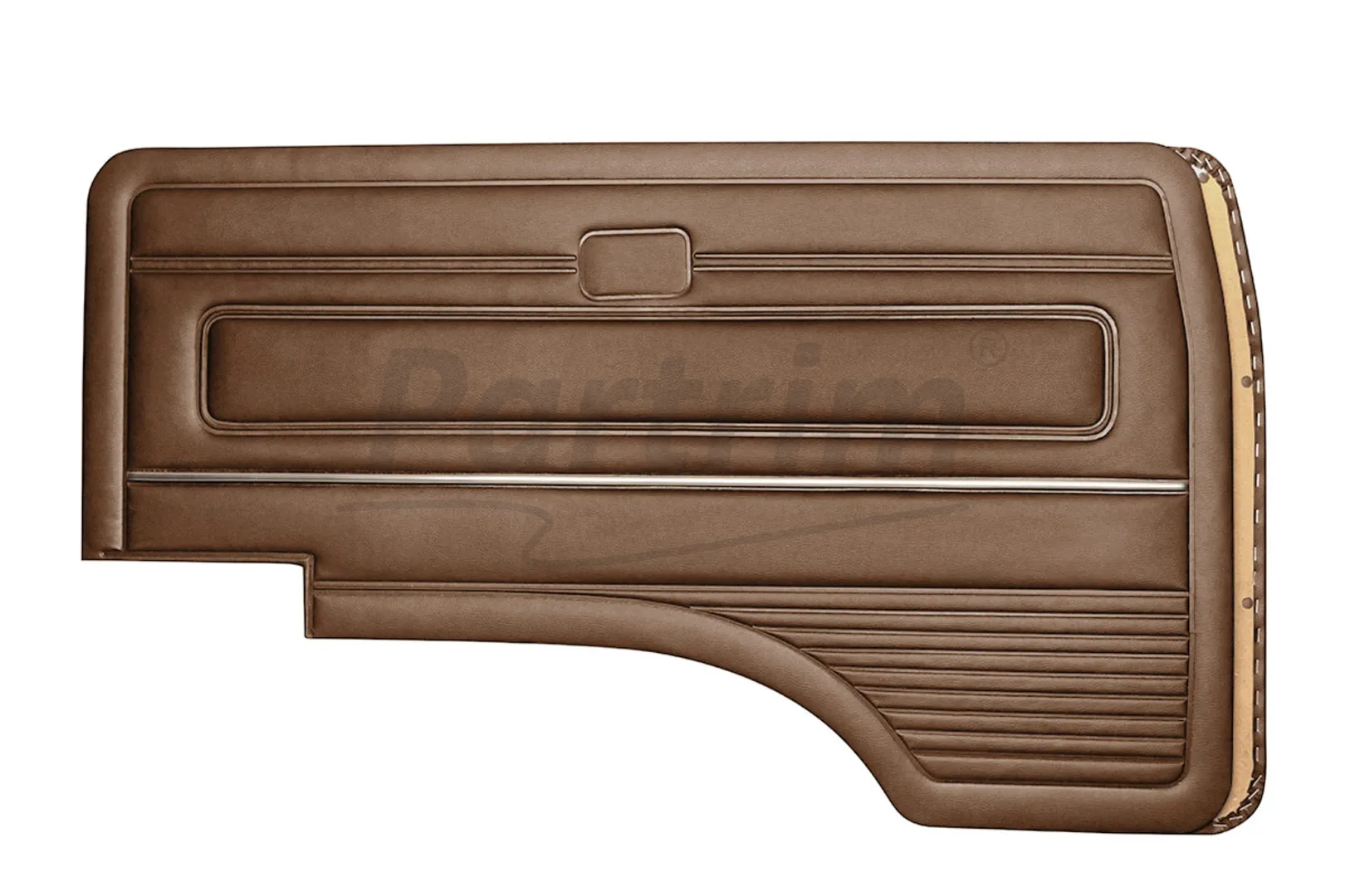 VW T3 T25 BUS 1980-1989 FRONT DOOR PANEL SET BROWN  WITH NICKEL - 2 PCS