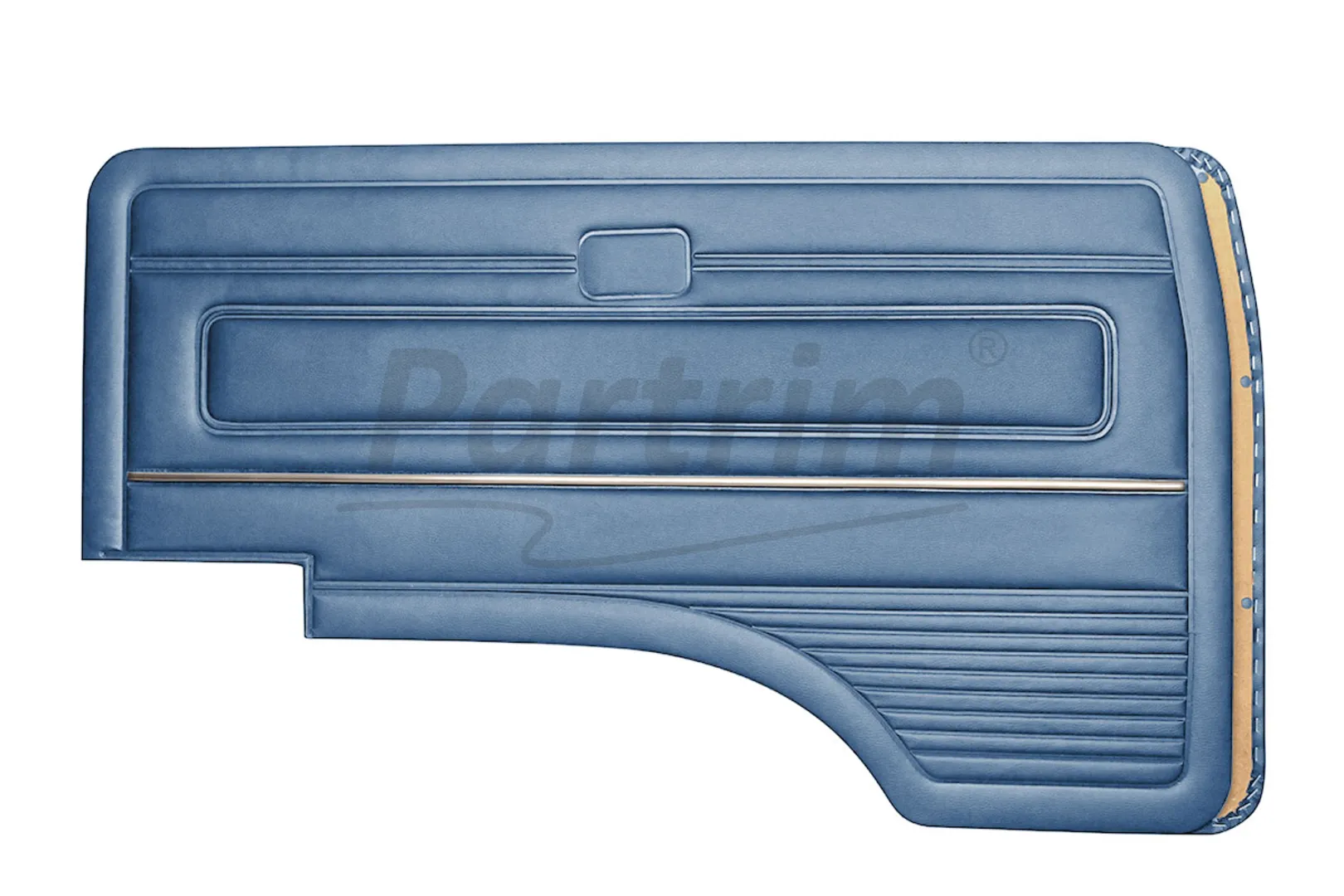 VW T3 T25 BUS 1980-1989 FRONT DOOR PANEL SET DARKBLUE  WITH NICKEL - 2 PCS
