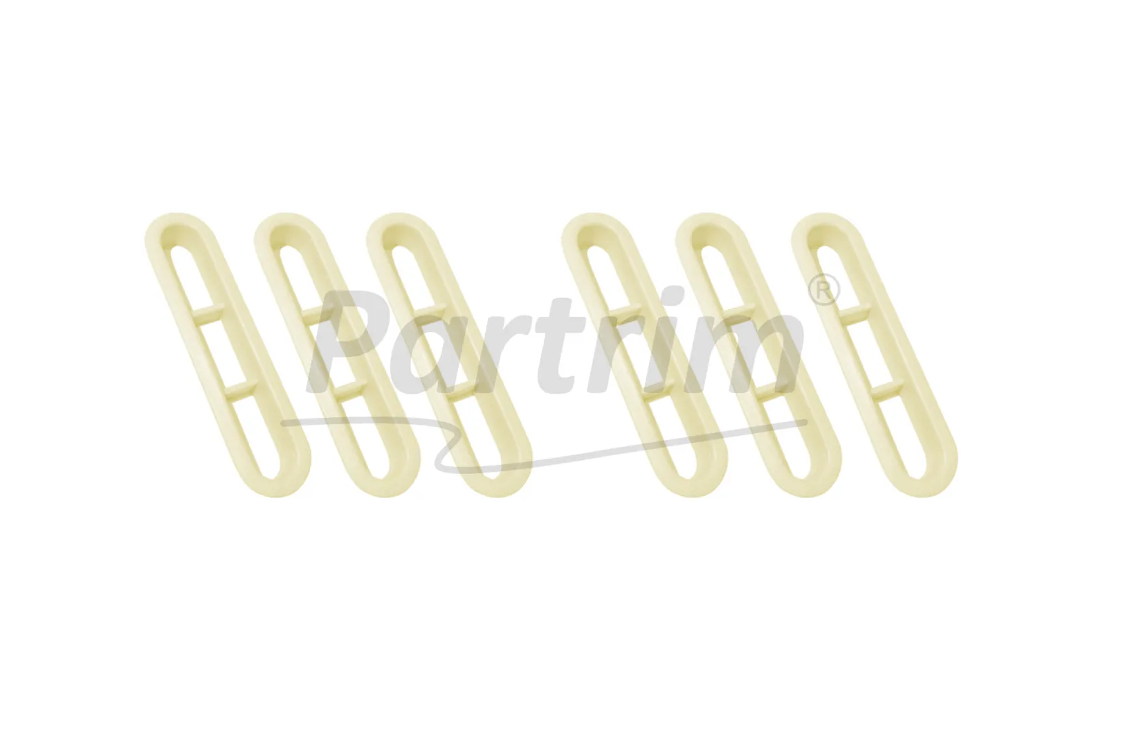 VW OLD BEETLE 1300-1303 REAR WINDOW DEFROSTER VENT 6 PCS CREAM