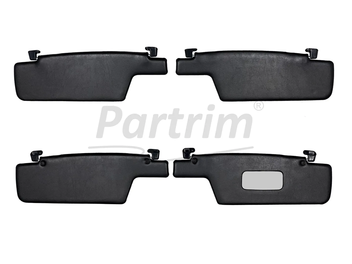PORSCHE 911 TARGA CABRIOLET 1969 - 1989 SUNVISOR BLACK SET