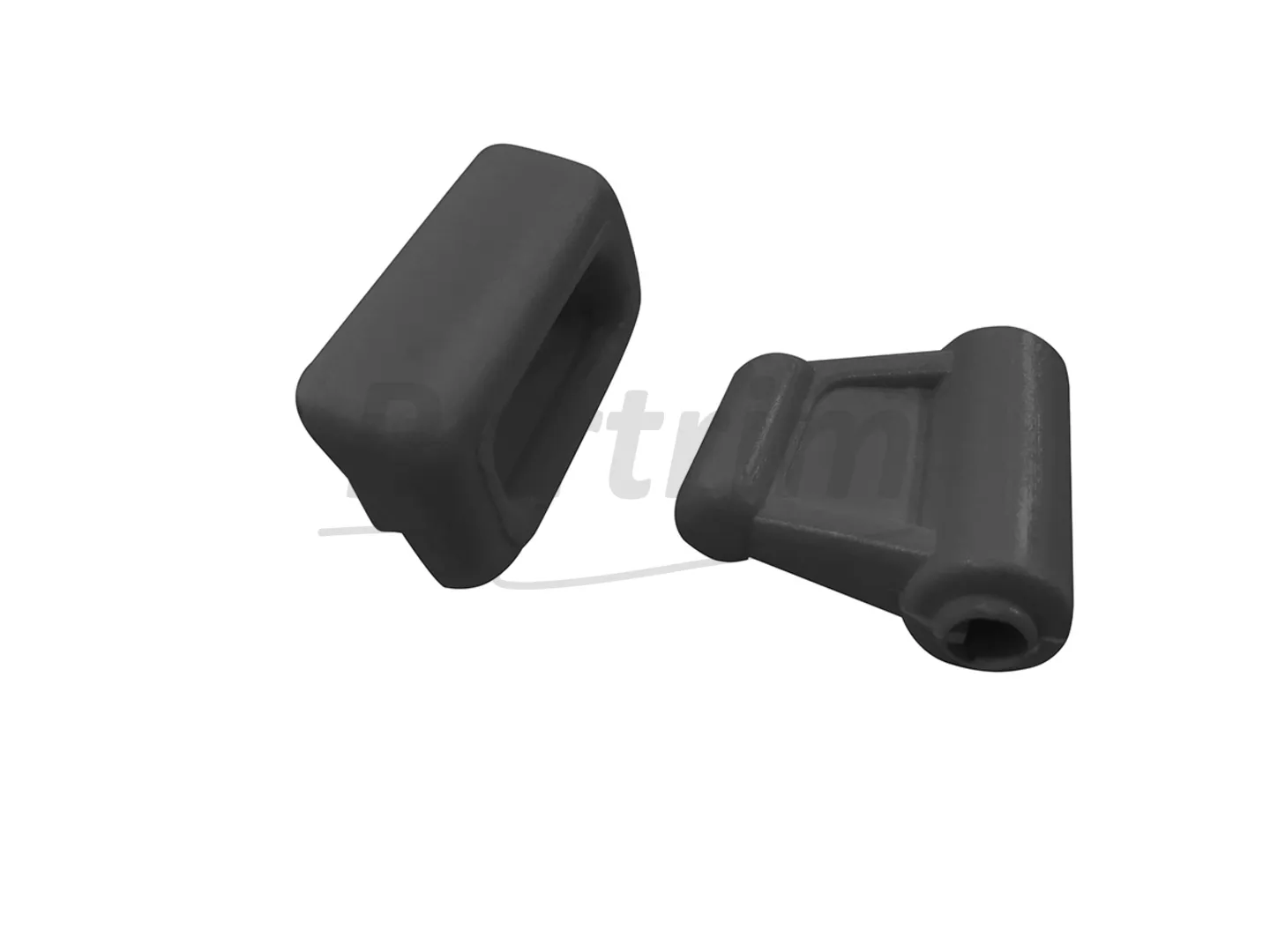 MERCEDES R107 SUNVISOR CLIPS BLACK 1 SET