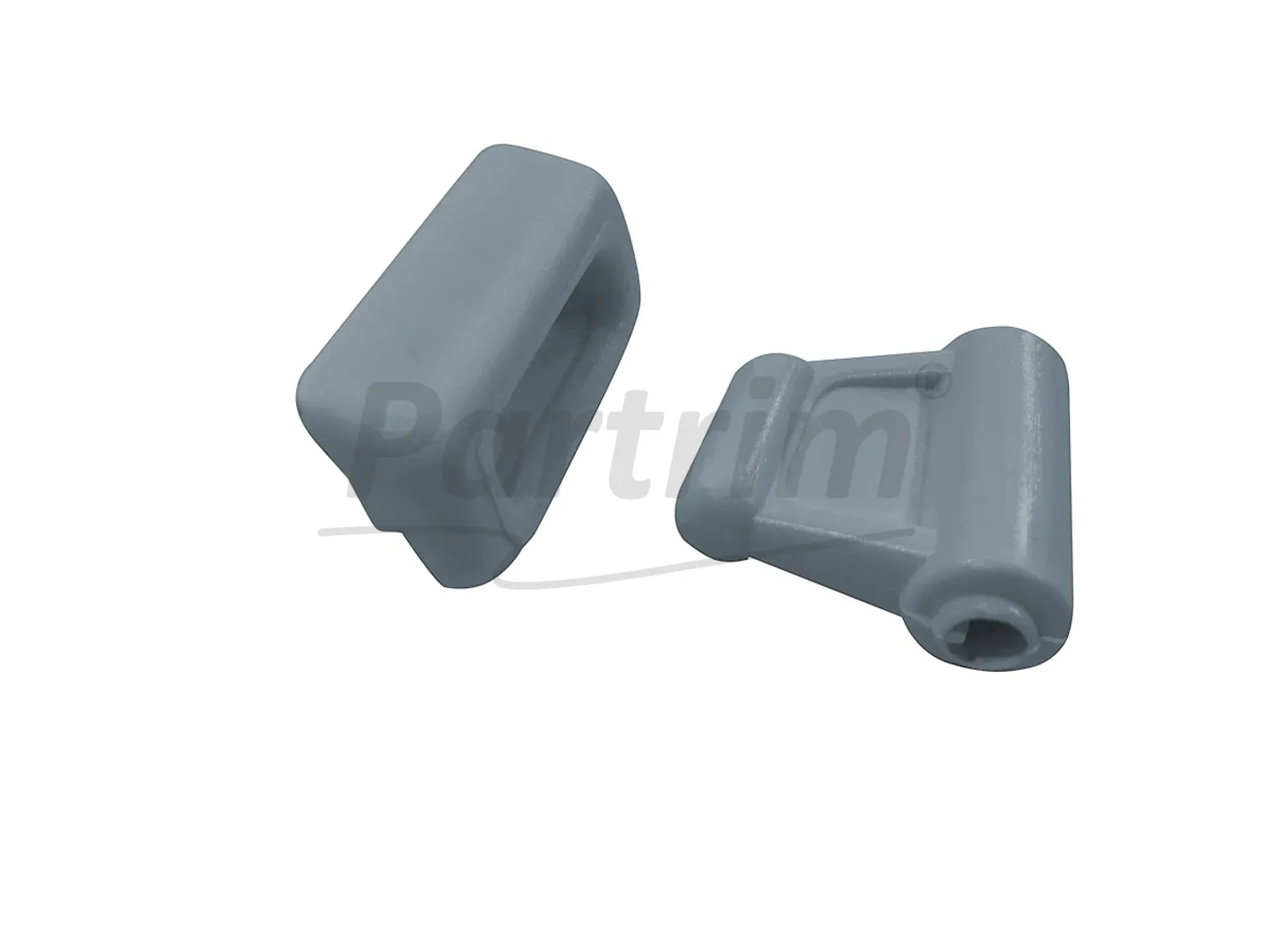 MERCEDES R107 SUNVISOR CLIPS GREY 1 SET