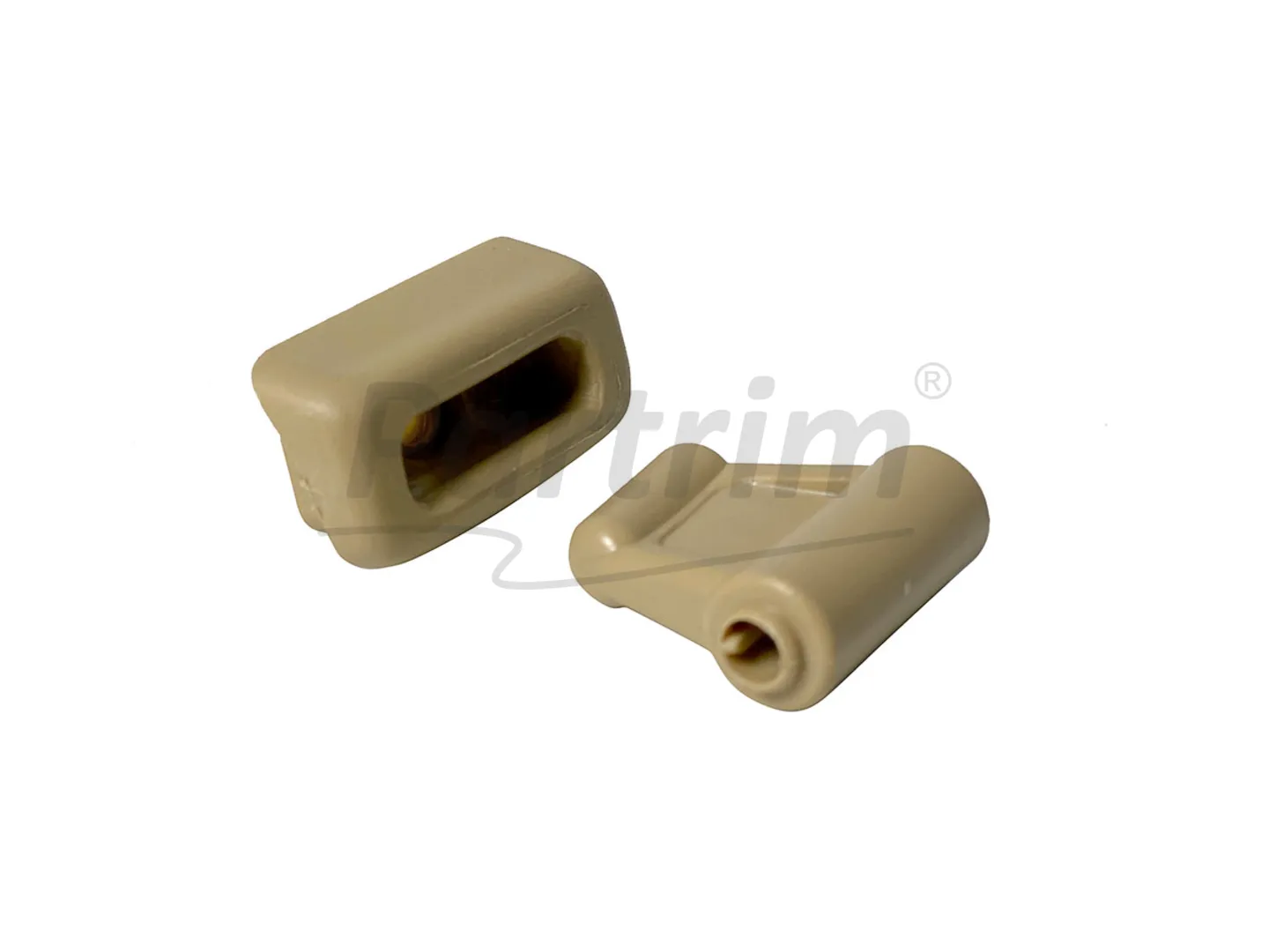 MERCEDES R107 SUNVISOR CLIPS BEIGE 1 SET