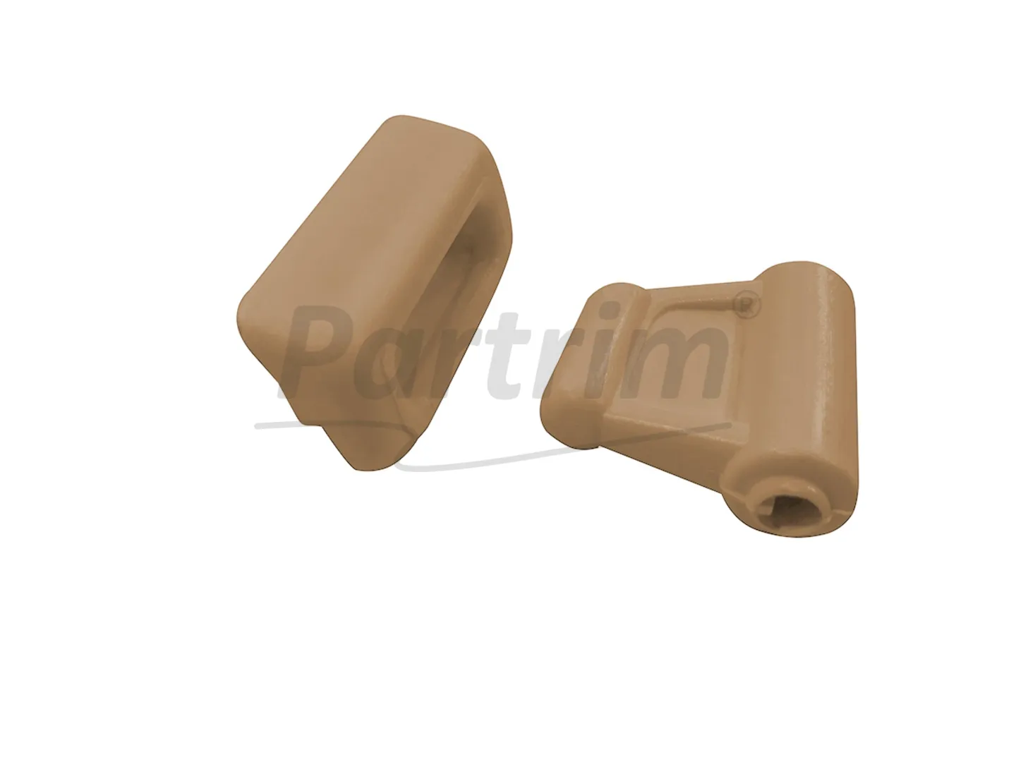 MERCEDES R107 SUNVISOR CLIPS PALOMINO 1 SET