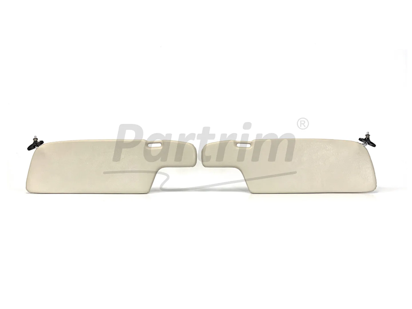 PORSCHE 911 COUPE 1969 - 1977 SUNVISOR BLACK & CREAM  WITH BRACKET RHD