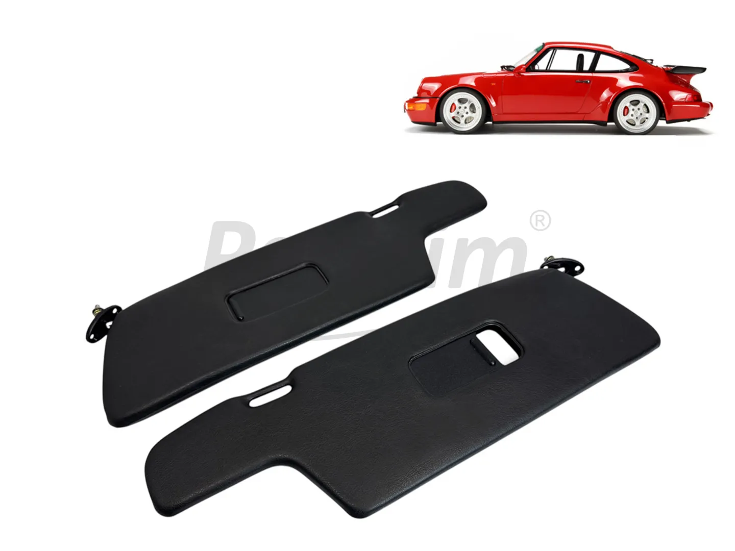 PORSCHE 911- 964 - 993    1984 - 1998 COUPE SUNVISOR BLACK SET