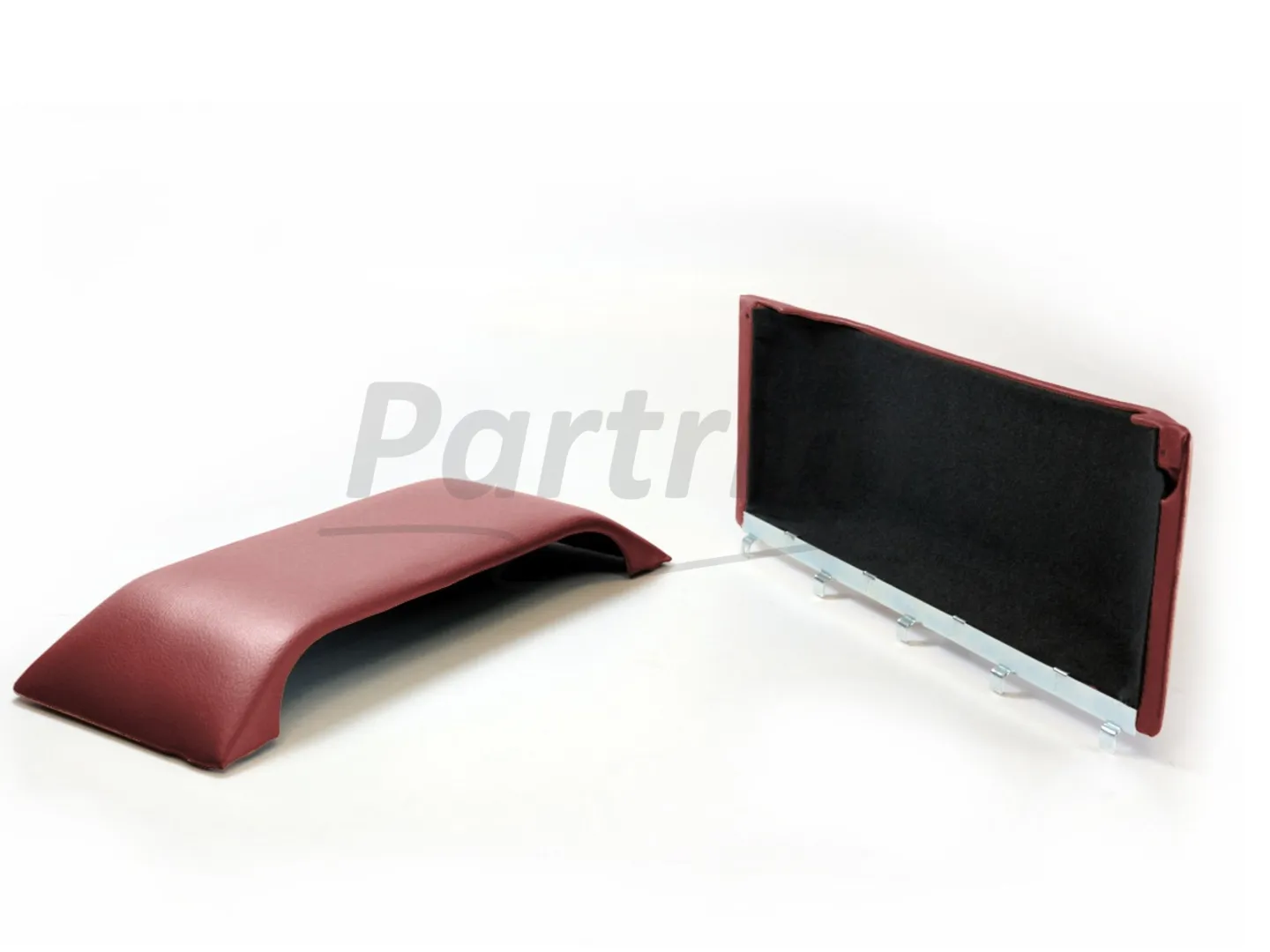 MERCEDES W108 DOOR POCKET BURGUNDY LEFT & RIGHT 2 PCS