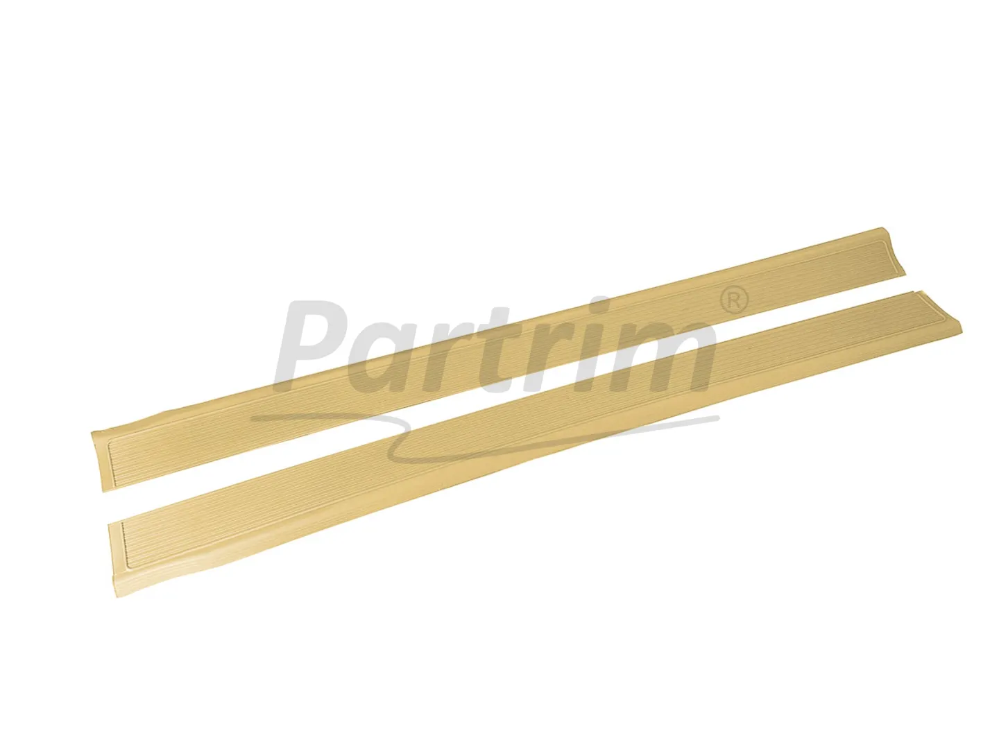 MERCEDES 107 DOOR SILL COVER CREAM