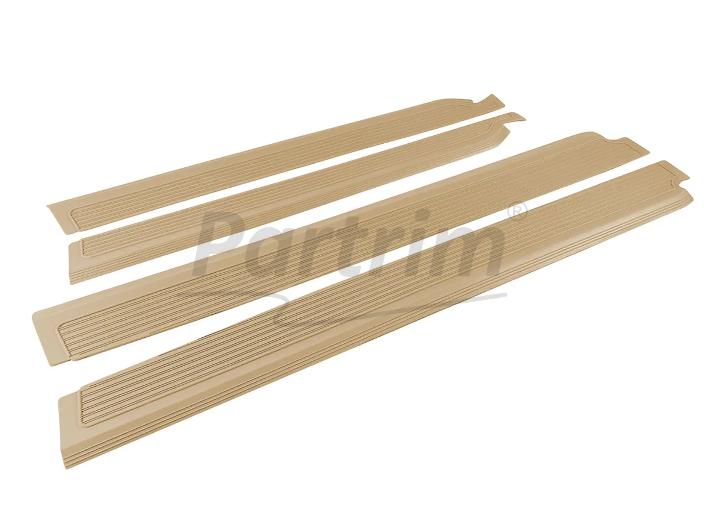 MERCEDES W109 DOOR SILL COVER CREAM 4 PCS