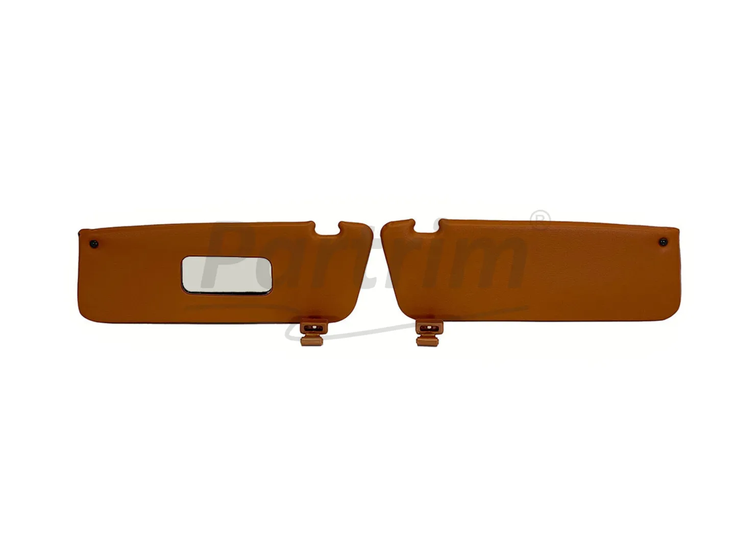 MERCEDES R107 CABRIO SUNVISOR TOBACCO R-L RHD