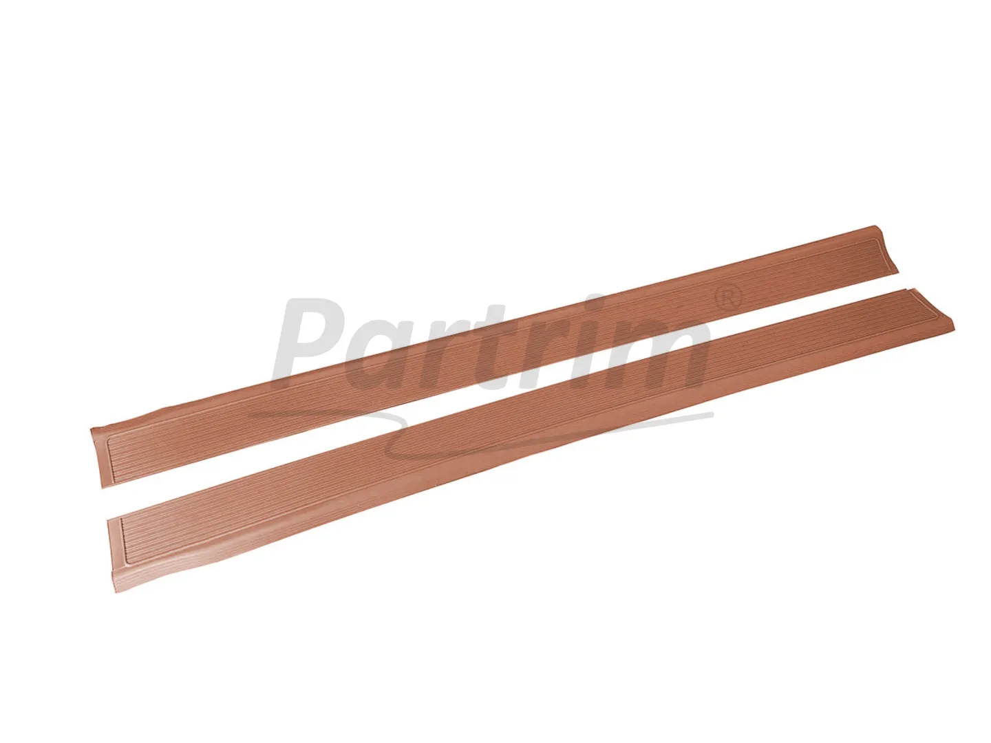 MERCEDES 107 DOOR SILL COVER TOBACCO