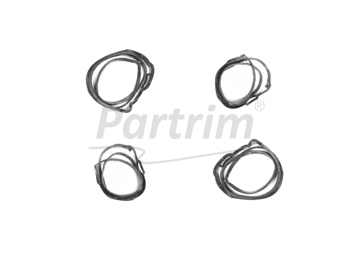 MERCEDES W123 DOOR SEAL RUBBER 4 PCS