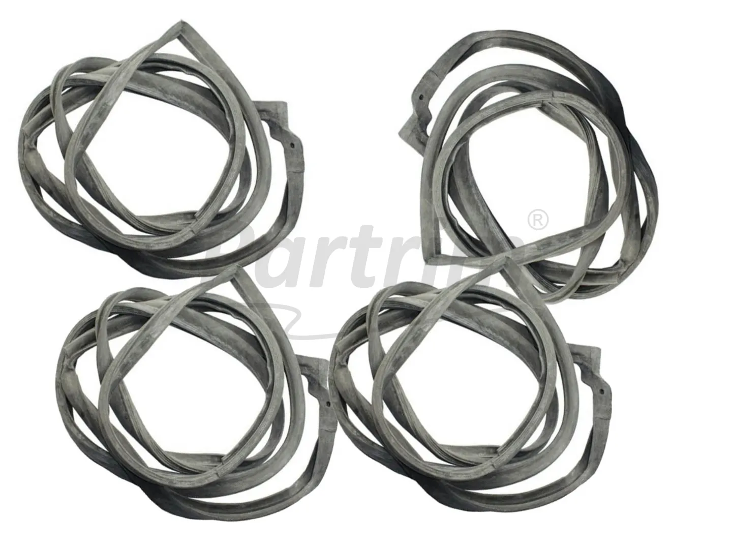 MERCEDES W114 & W115 SEDAN DOOR SEAL RUBBER 4 PCS