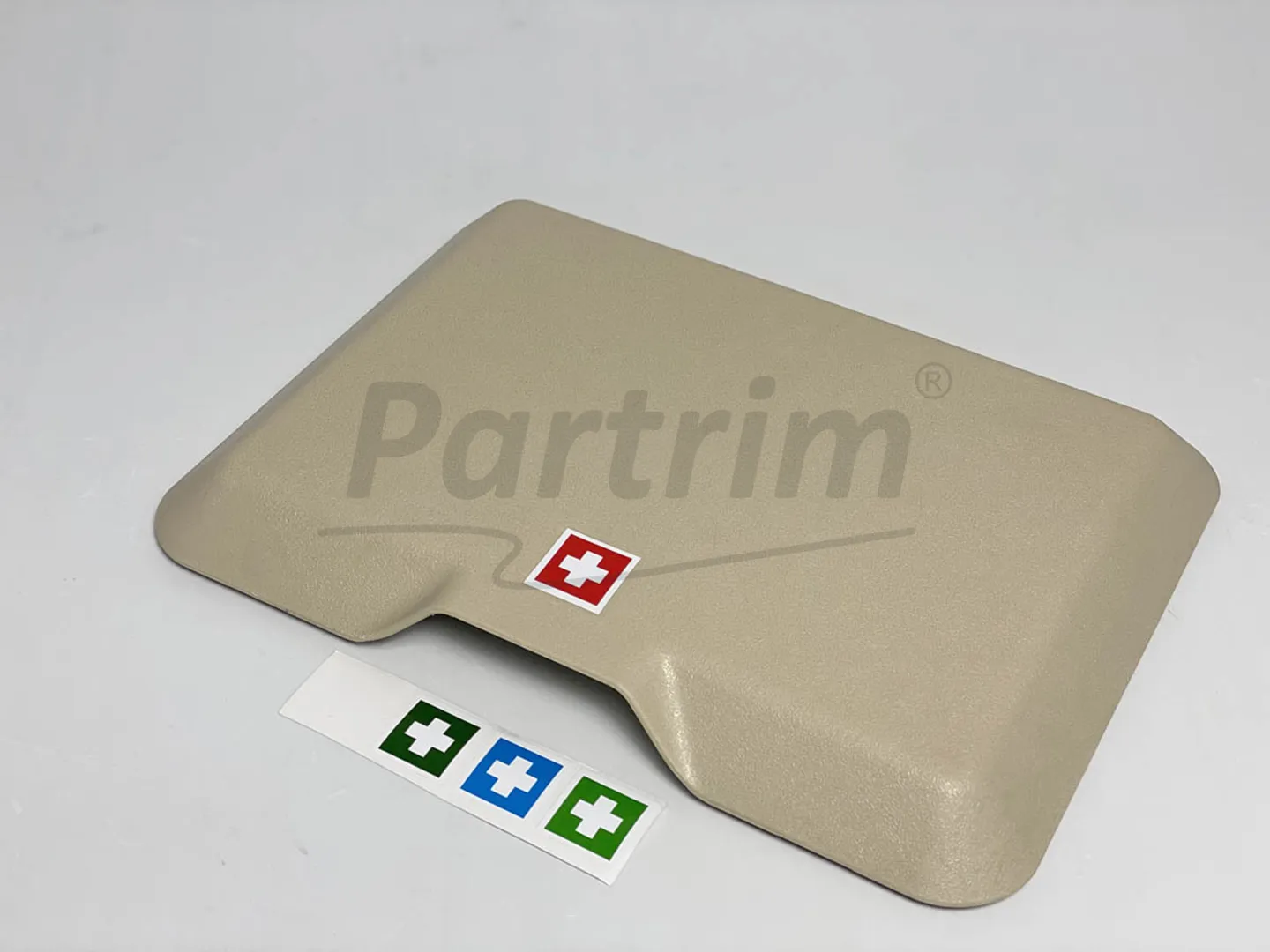 MERCEDES W123 FIRST AID BOX COVER CREAM W123 1977-1985 200 200D 230 240D