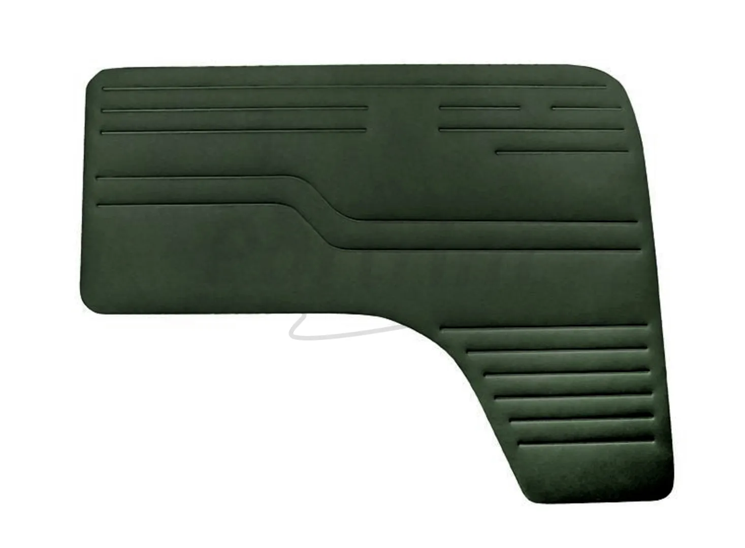 VW T2 BUS 1968-1979 FRONT DOOR PANELS 2 PCS. DARK GREEN Z PRESS