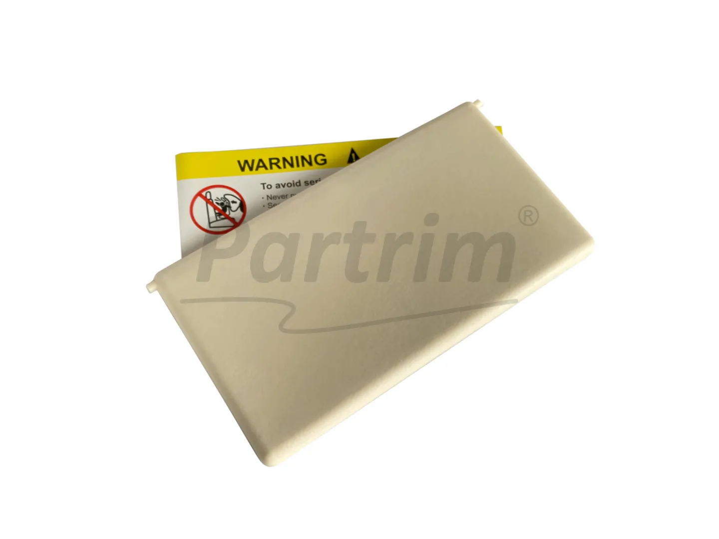 MERCEDES W203 SUNVISOR MIRROR COVER CREAM 1 PCS